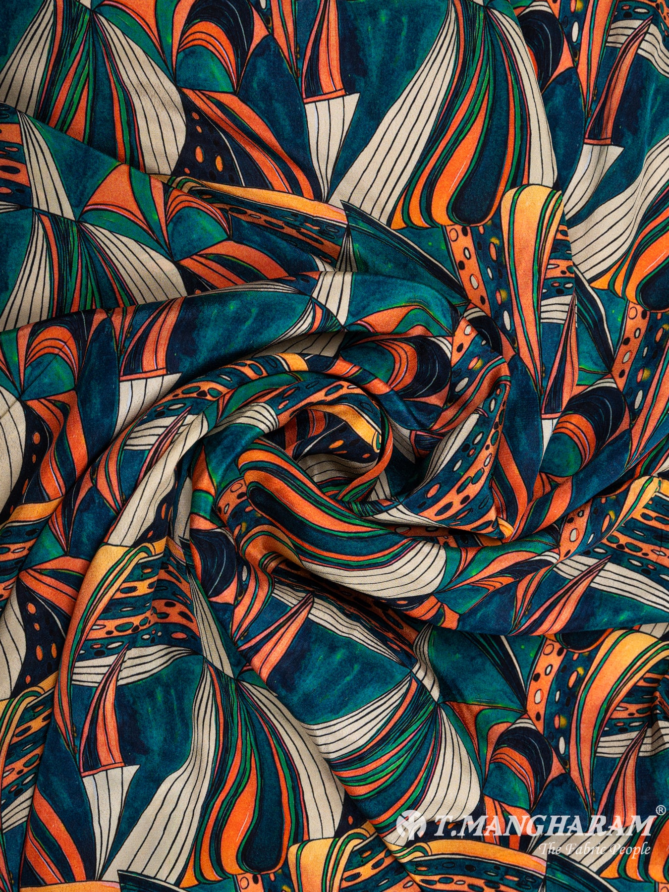 Multicolor Georgette Fabric - EB4942 view-1