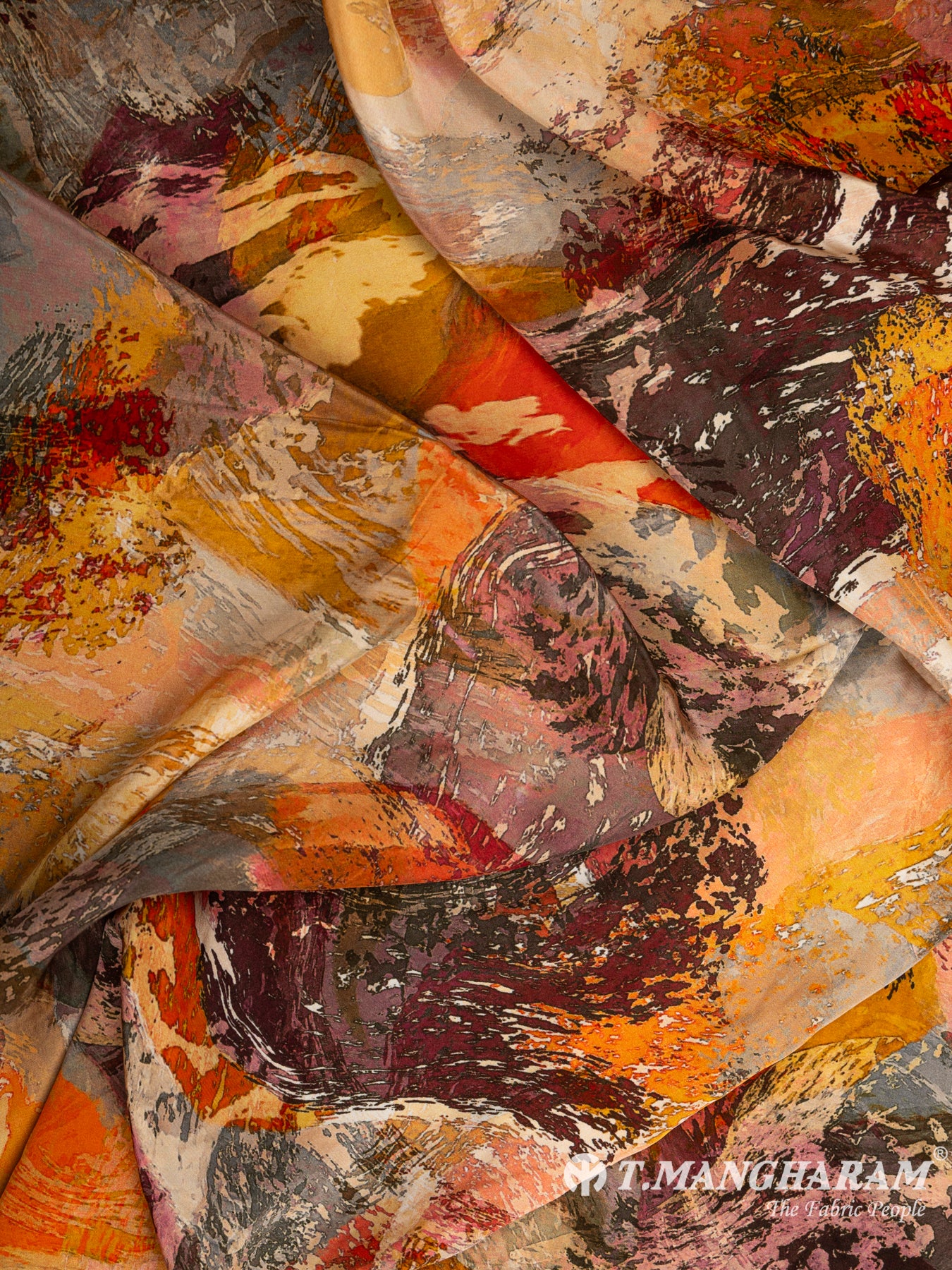 Multicolor Georgette Fabric - EB4943 view-4