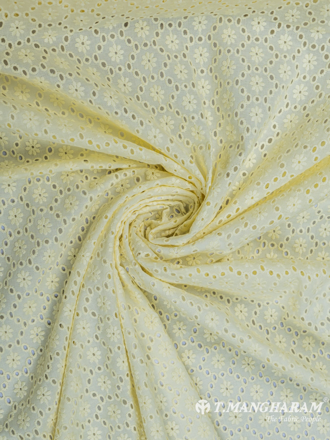 Yellow cotton Hakoba Cotton Fabric - EB4963 view-1