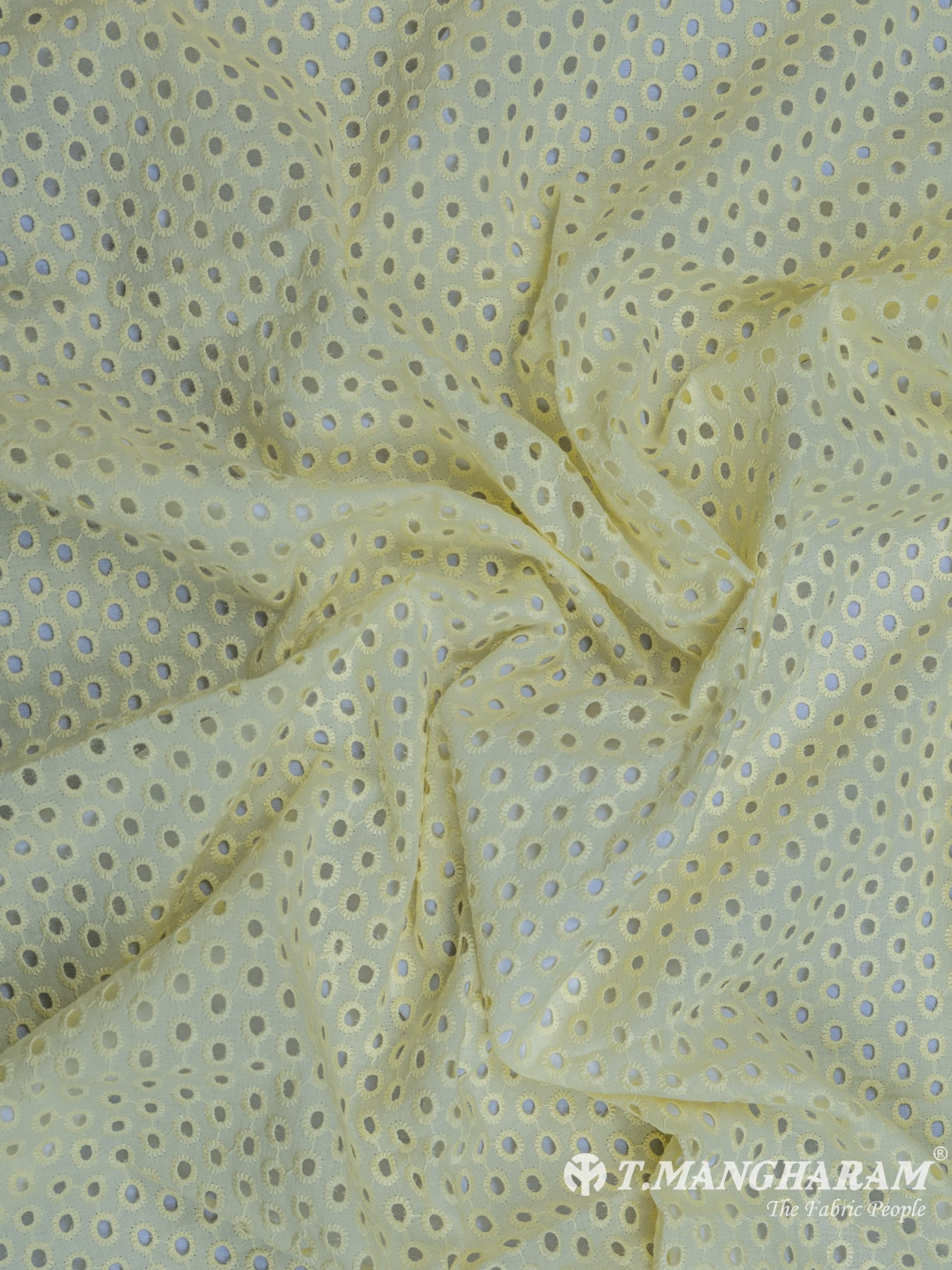 Yellow cotton Hakoba Cotton Fabric - EB4960 view-4