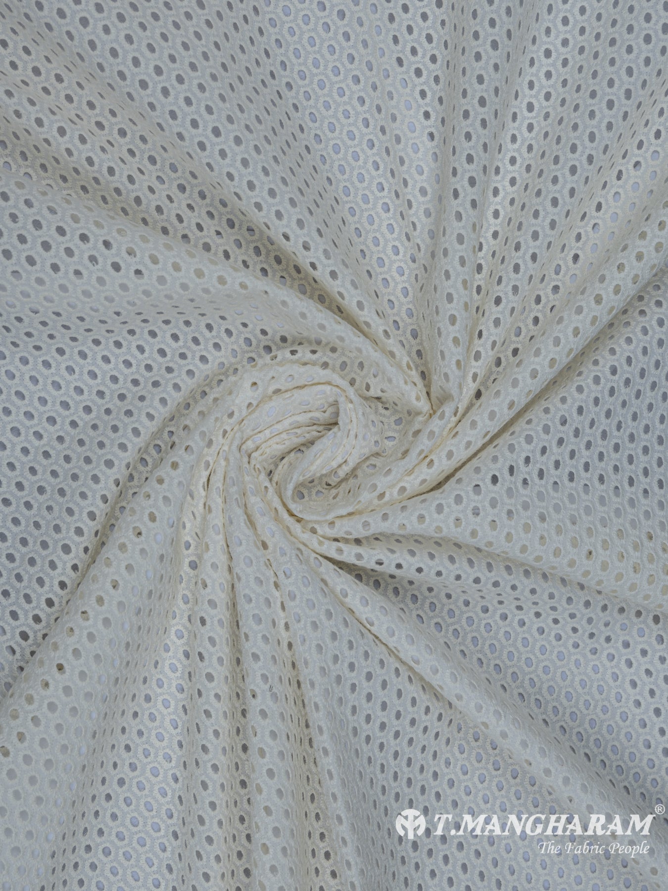 Off White Hakoba Cotton Fabric - EC6629 view-1