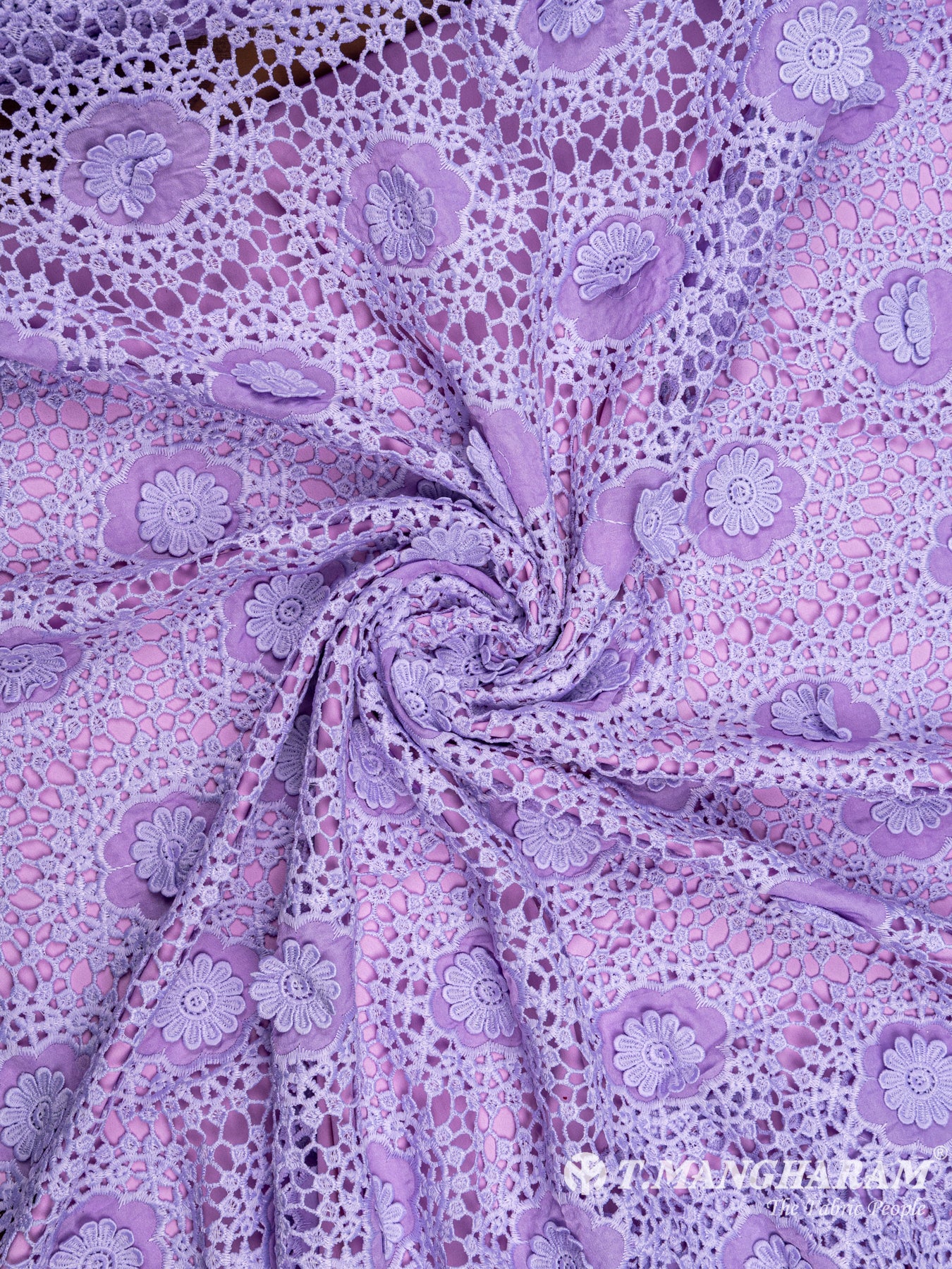 Violet Fancy Net Fabric - EC5122 view-1