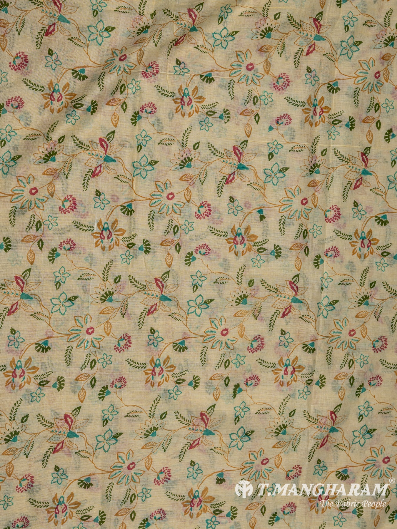 Yellow Cotton Chudidhar Fabric Set - EG1519