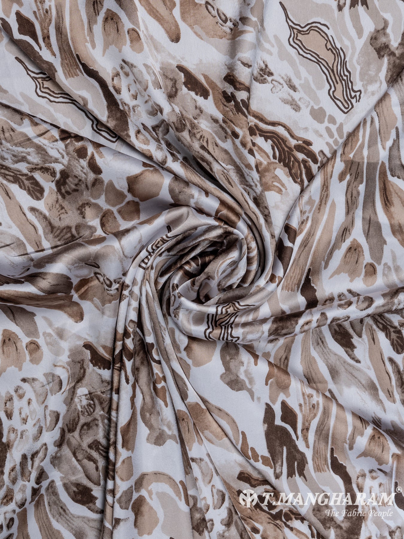White Silk Fabric - EC6705 view-1