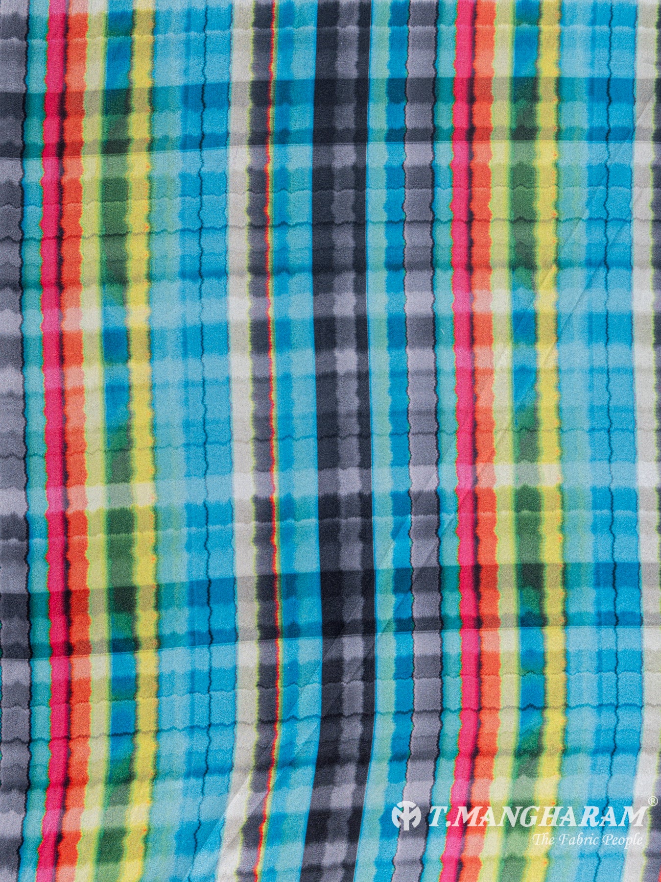 Multicolor Modal Satin Fabric - EC5140 view-3