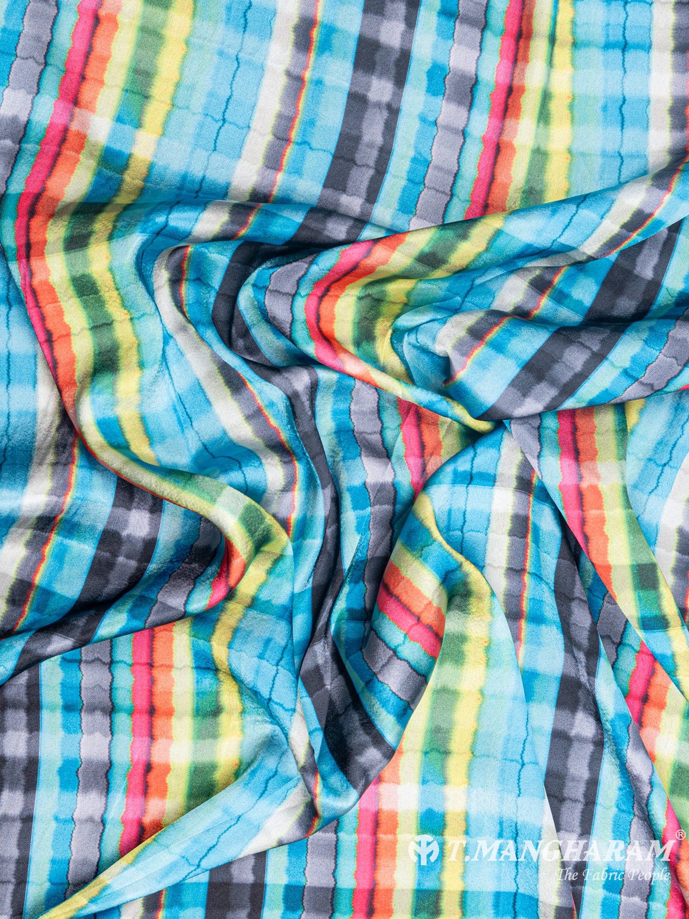 Multicolor Modal Satin Fabric - EC5140 view-4