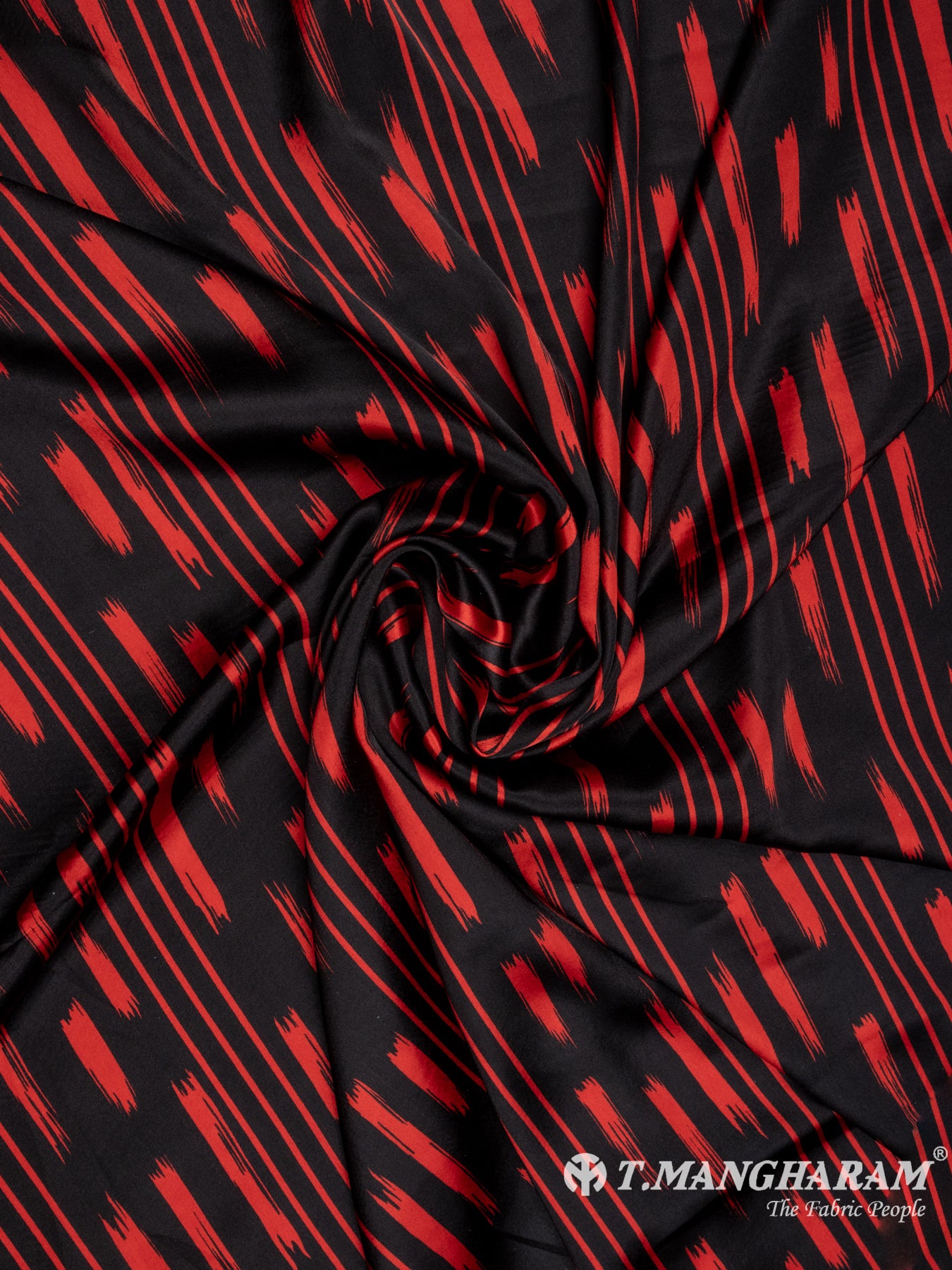 Black Silk Fabric - EC6708 view-1
