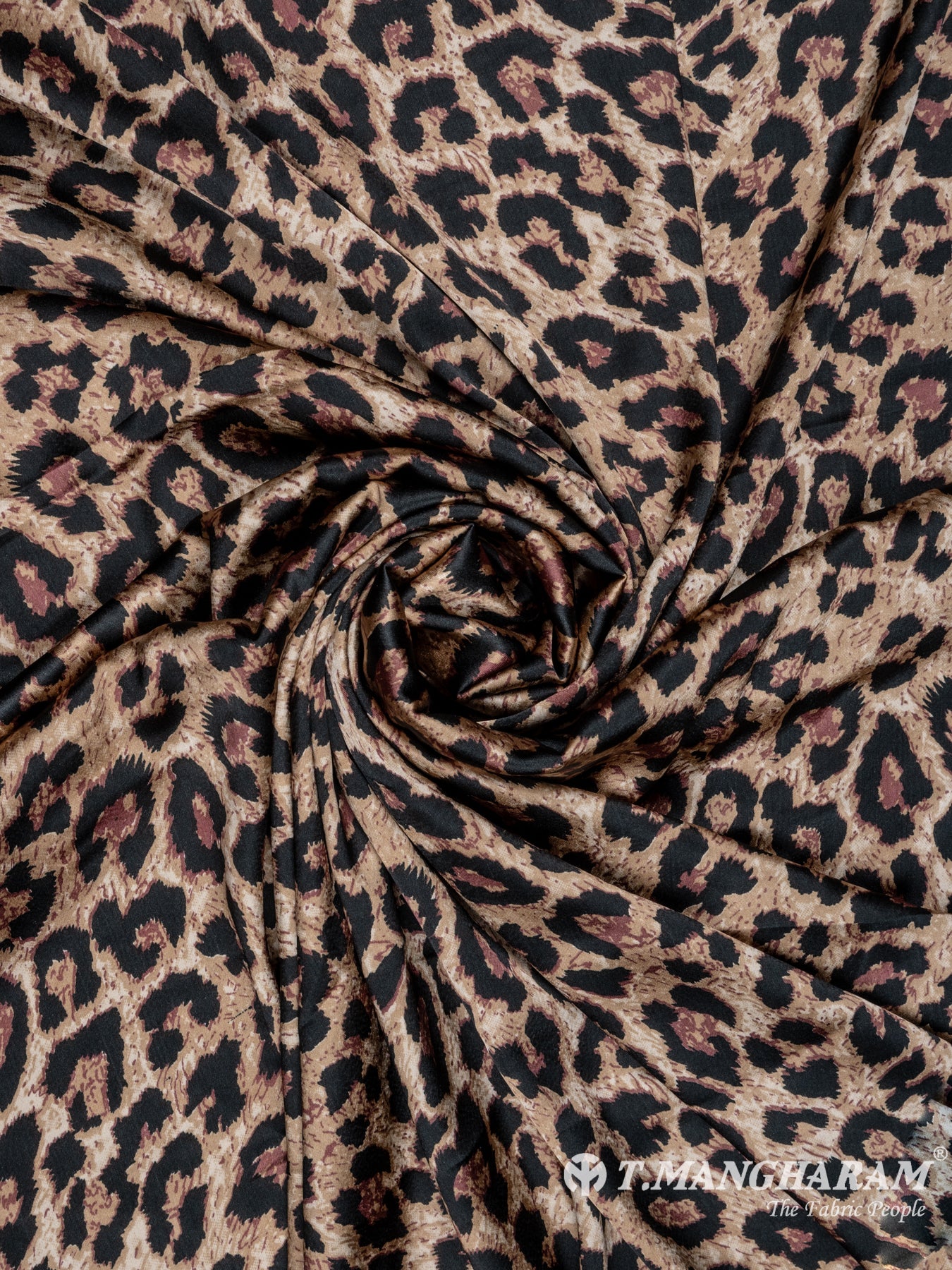 Brown Silk Fabric - EC6711 view-1
