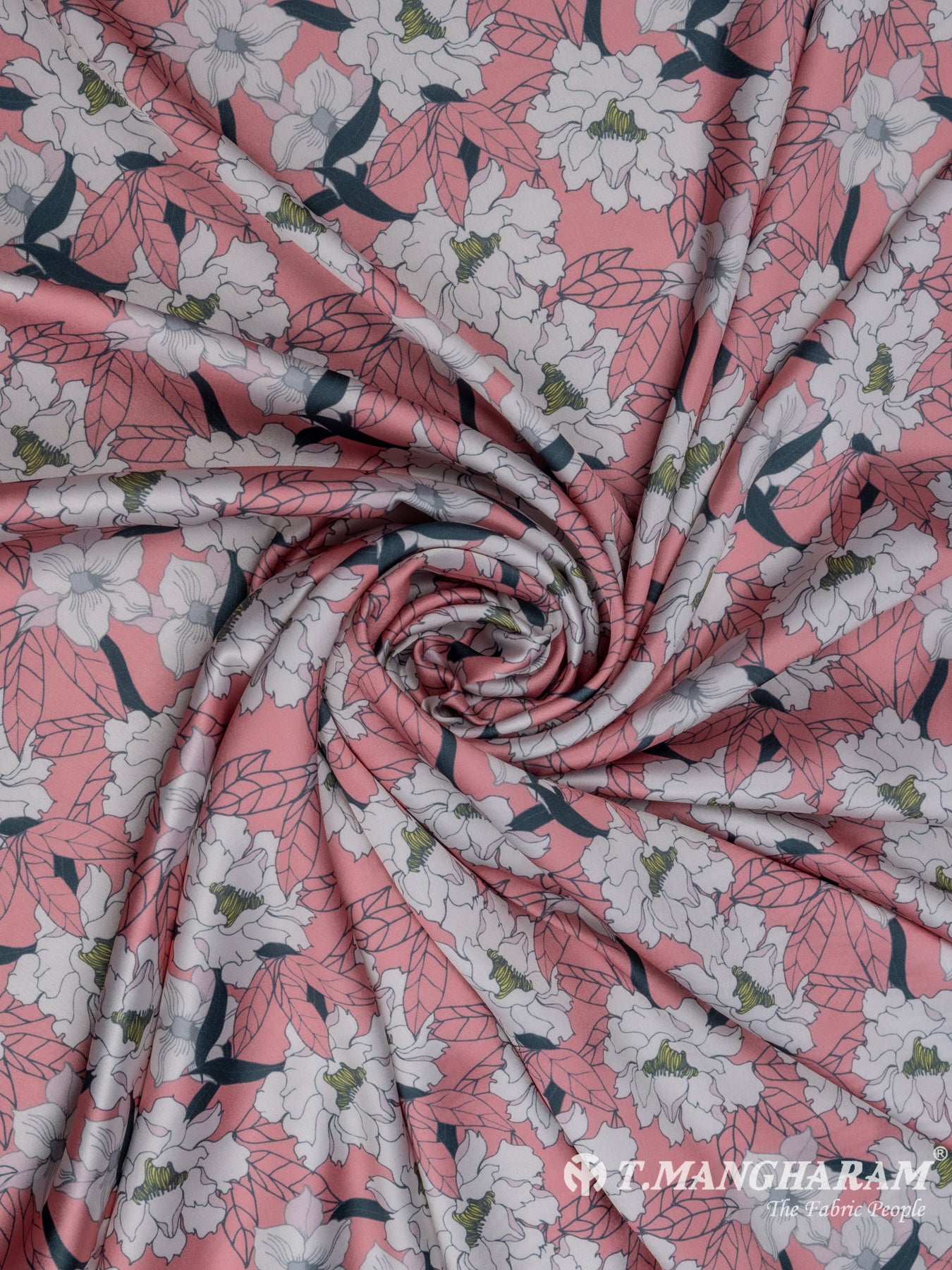Pink Satin Fabric - EC6830 view-1