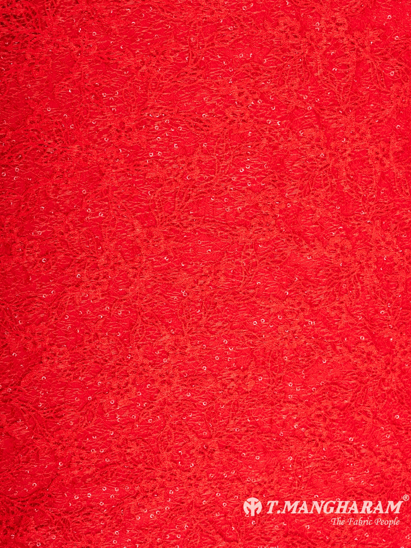 Red Fancy Net Fabric - EB4362 view-3