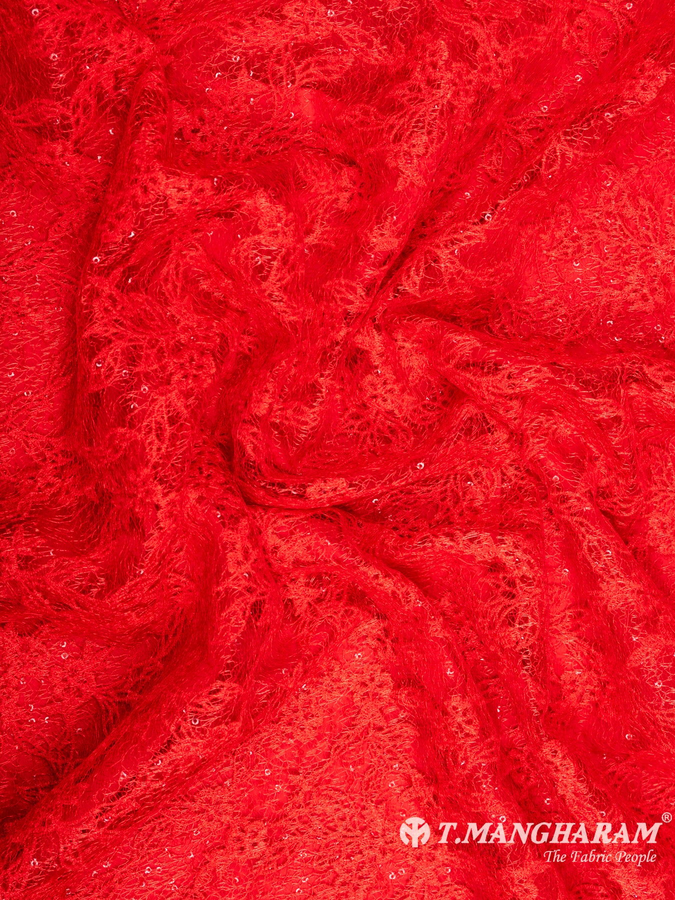 Red Fancy Net Fabric - EB4362 view-4