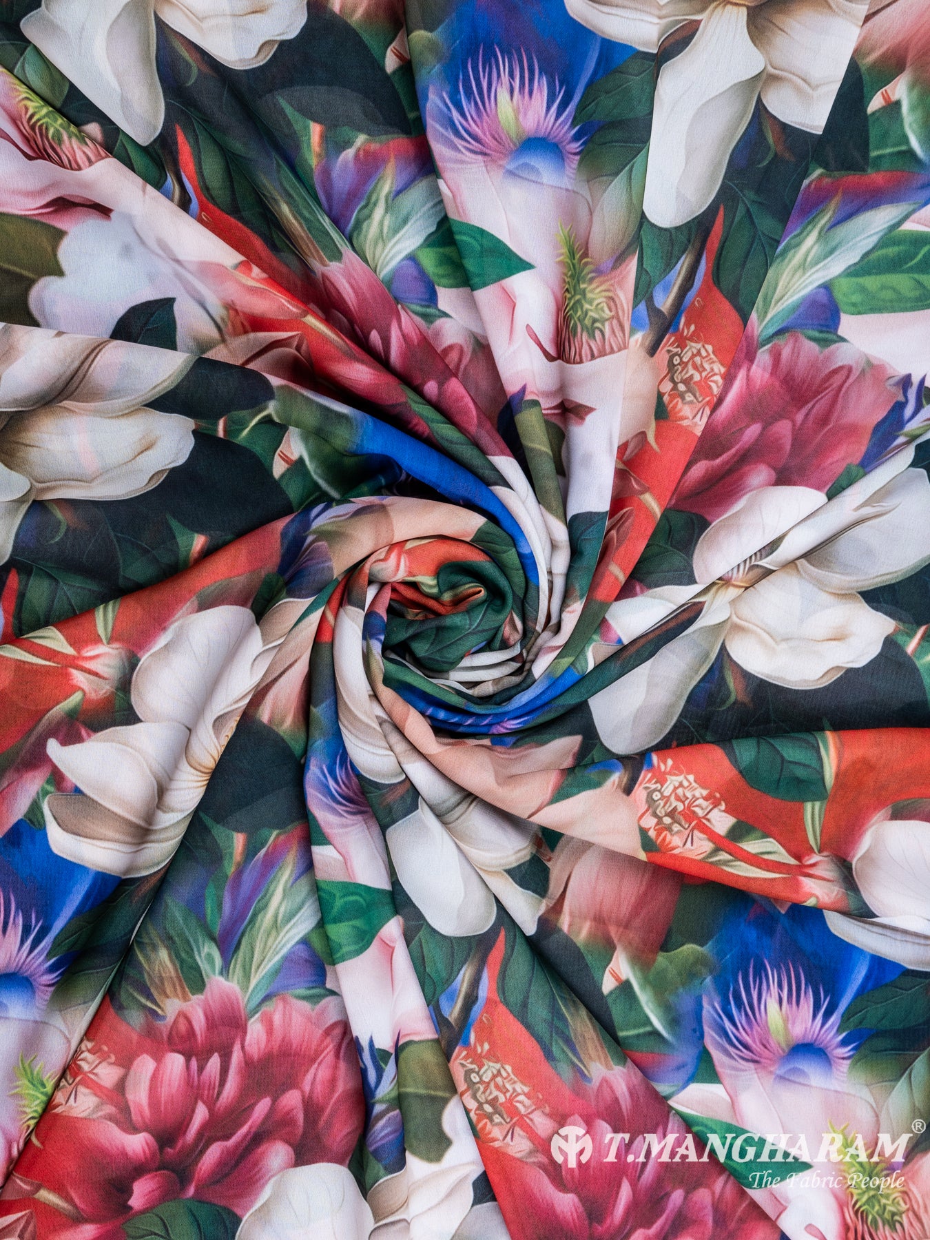Multicolor Georgette Fabric - EC7085 view-1