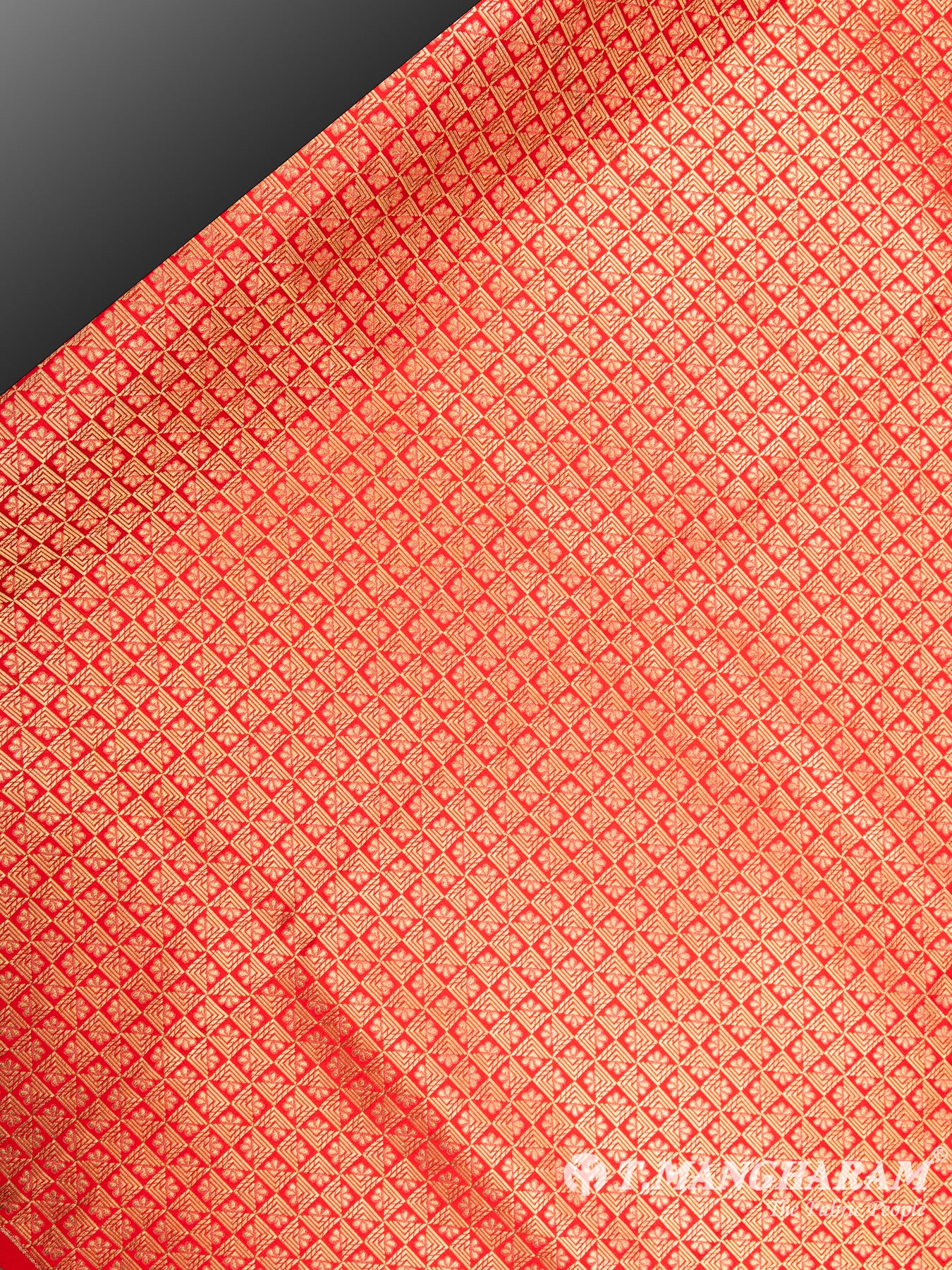 Red Banaras Fabric - EC5187 view-2