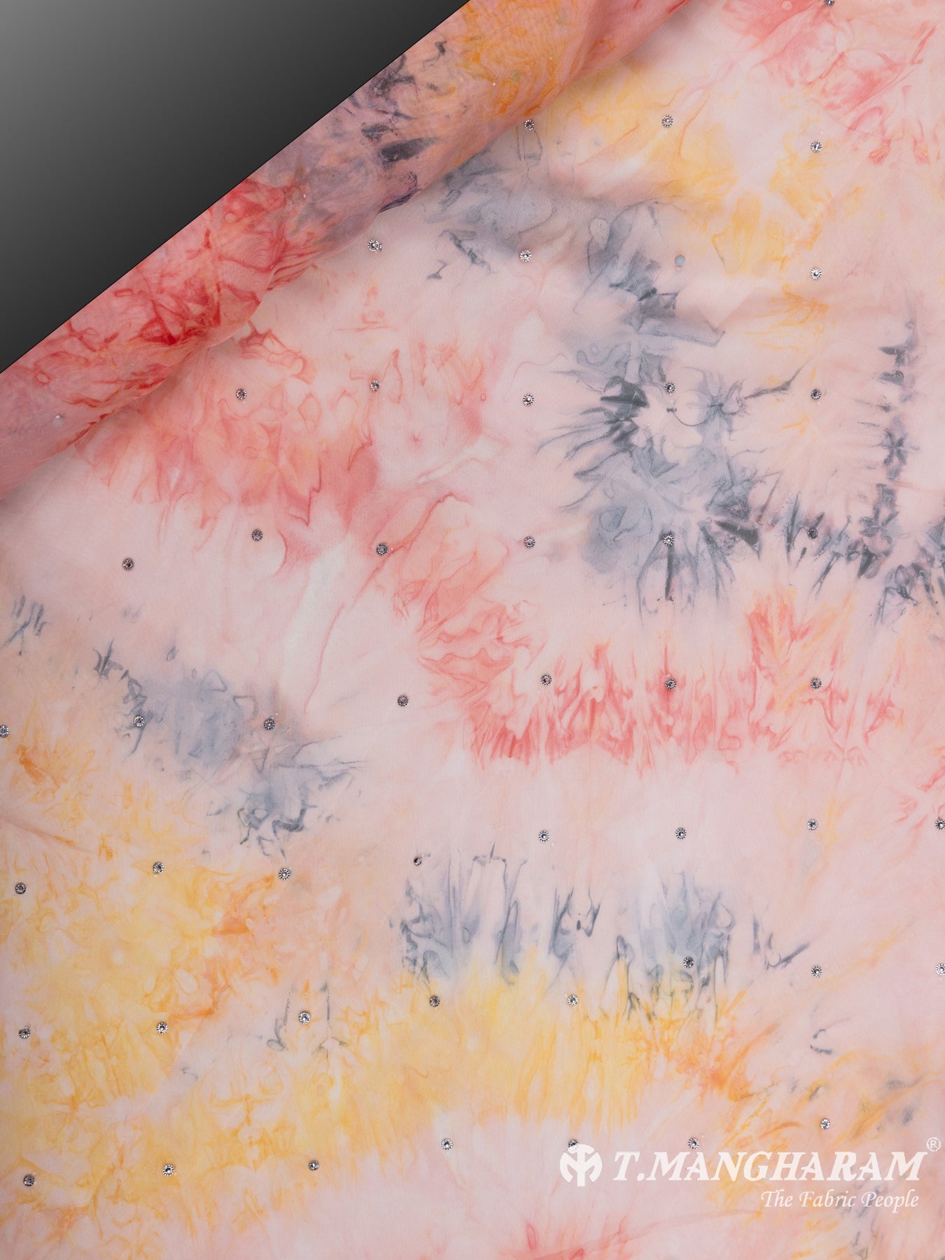 Multicolor Organza Tissue Fabric - EA1868 view-2