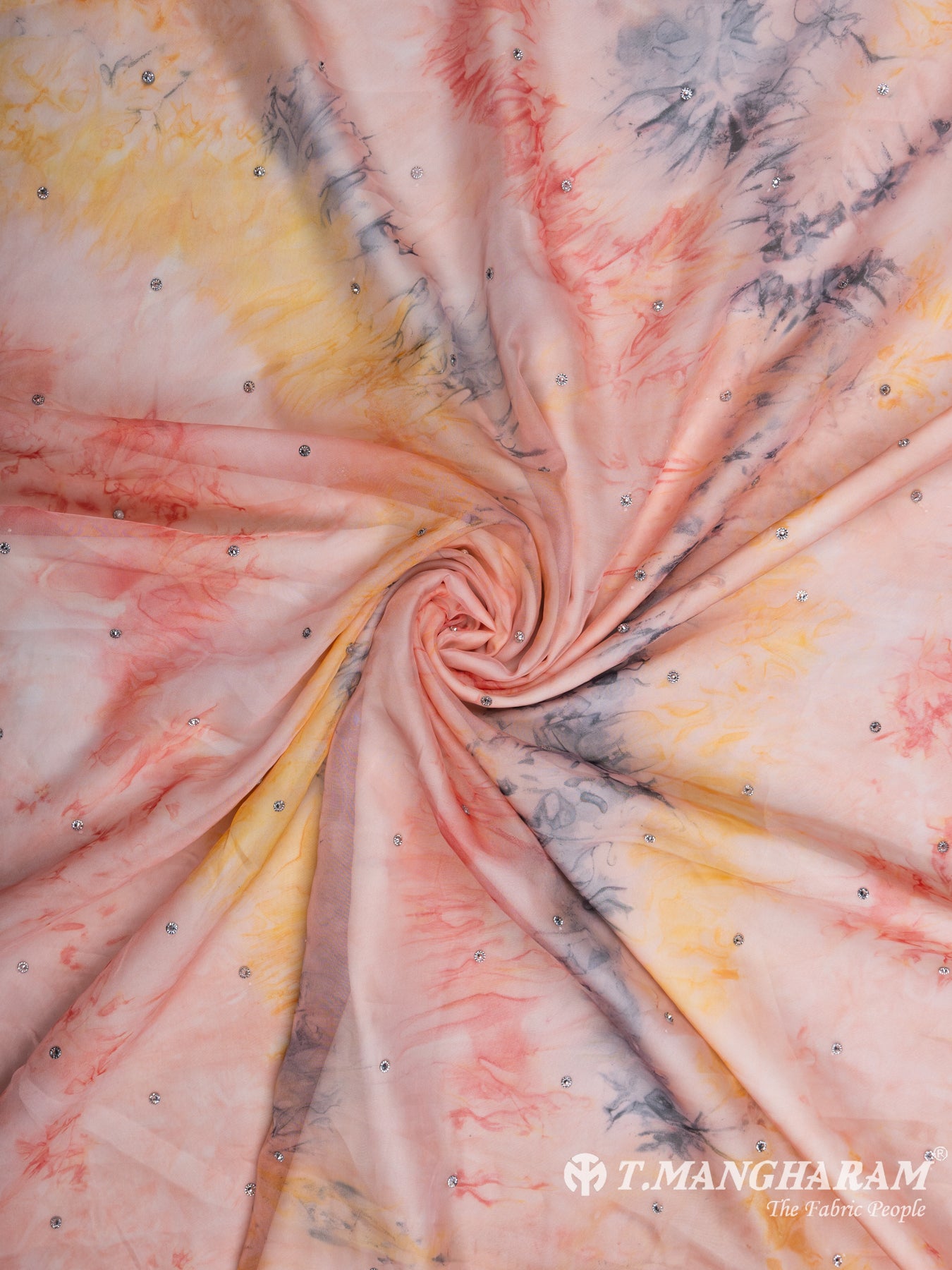 Multicolor Organza Tissue Fabric - EA1868 view-1