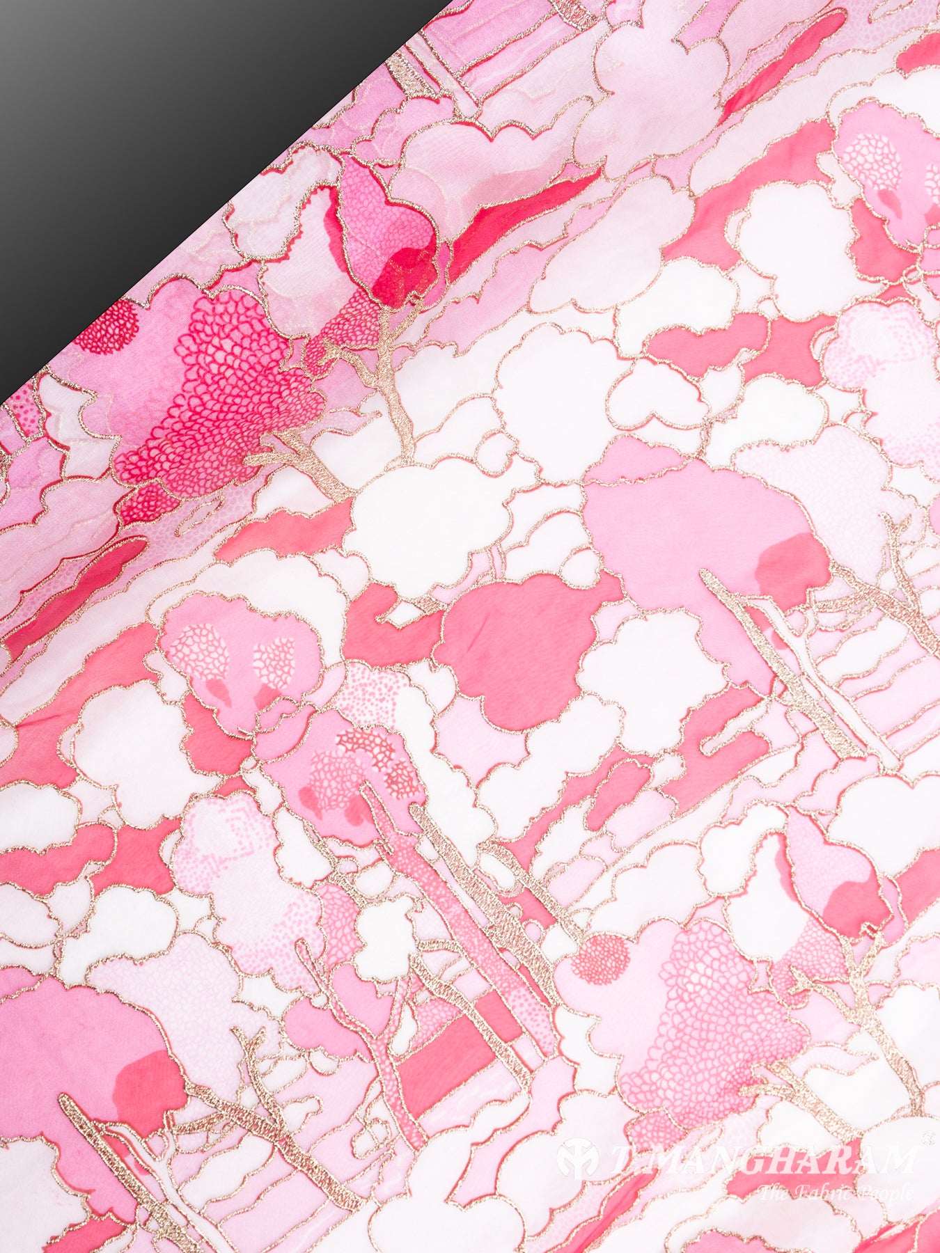 Pink Organza Tissue Fabric - EC5179 view-2