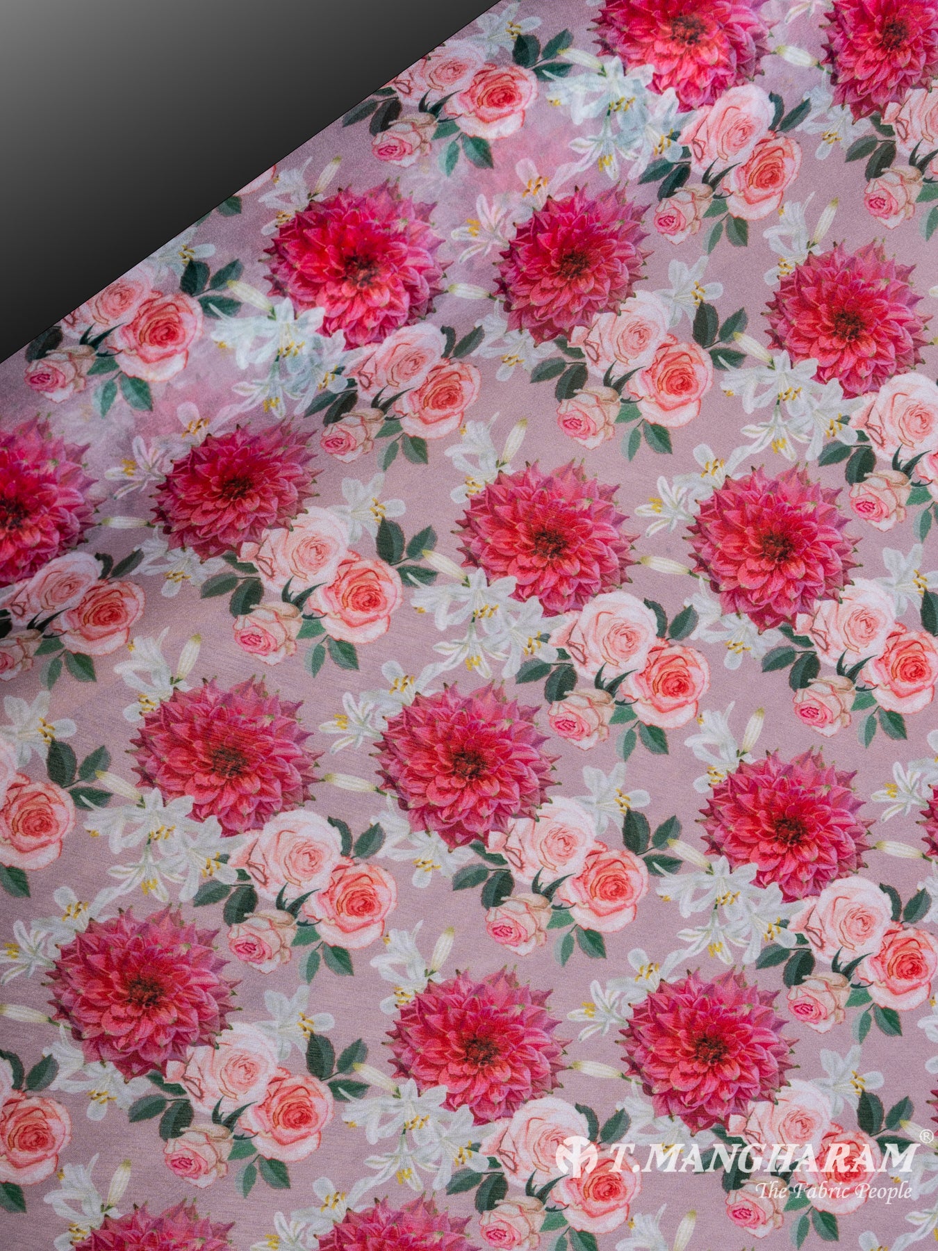 Pink Organza Tissue Fabric - EC7038 view-2