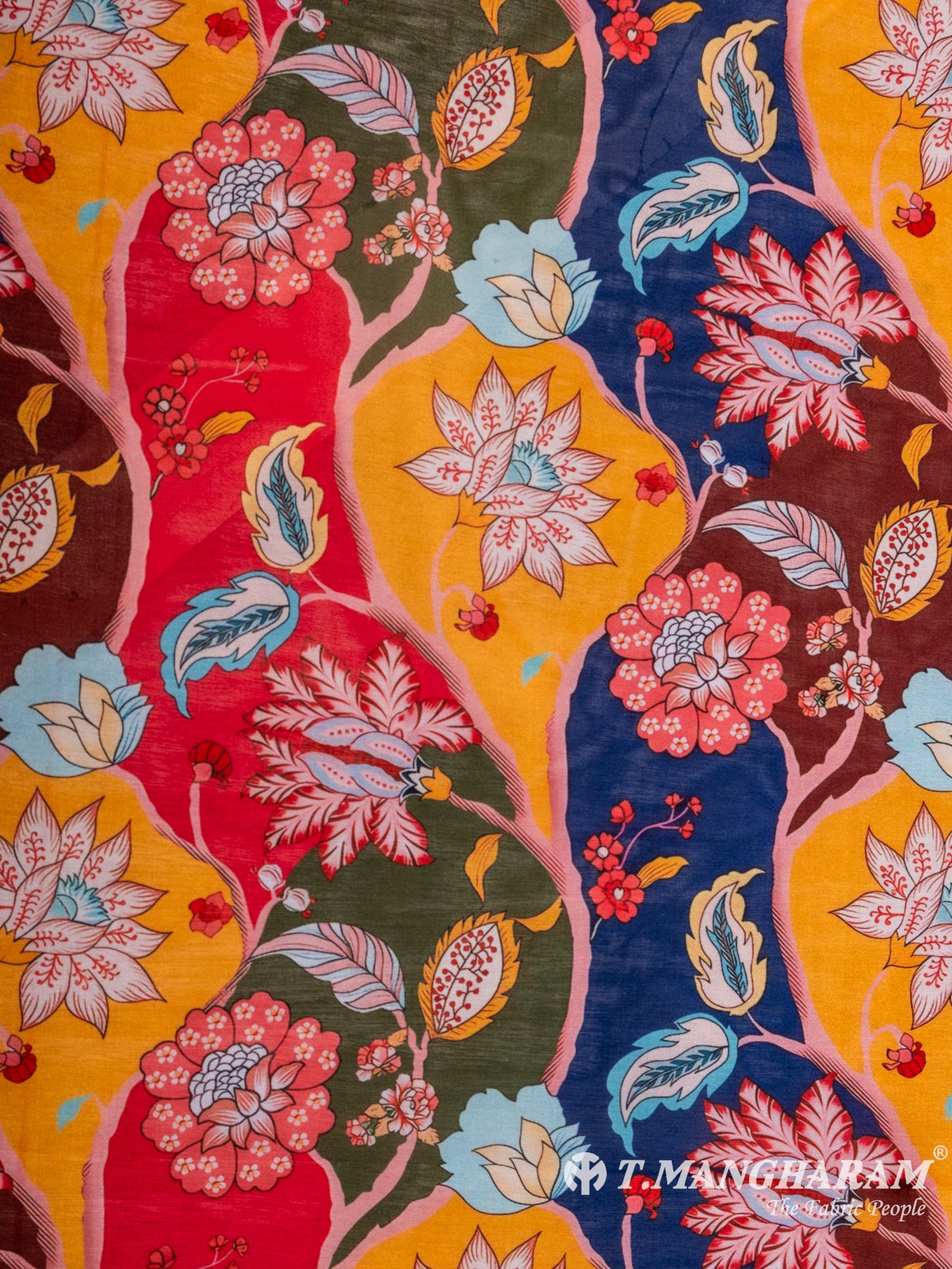Multicolor Organza Tissue Fabric - EC7045 view-3