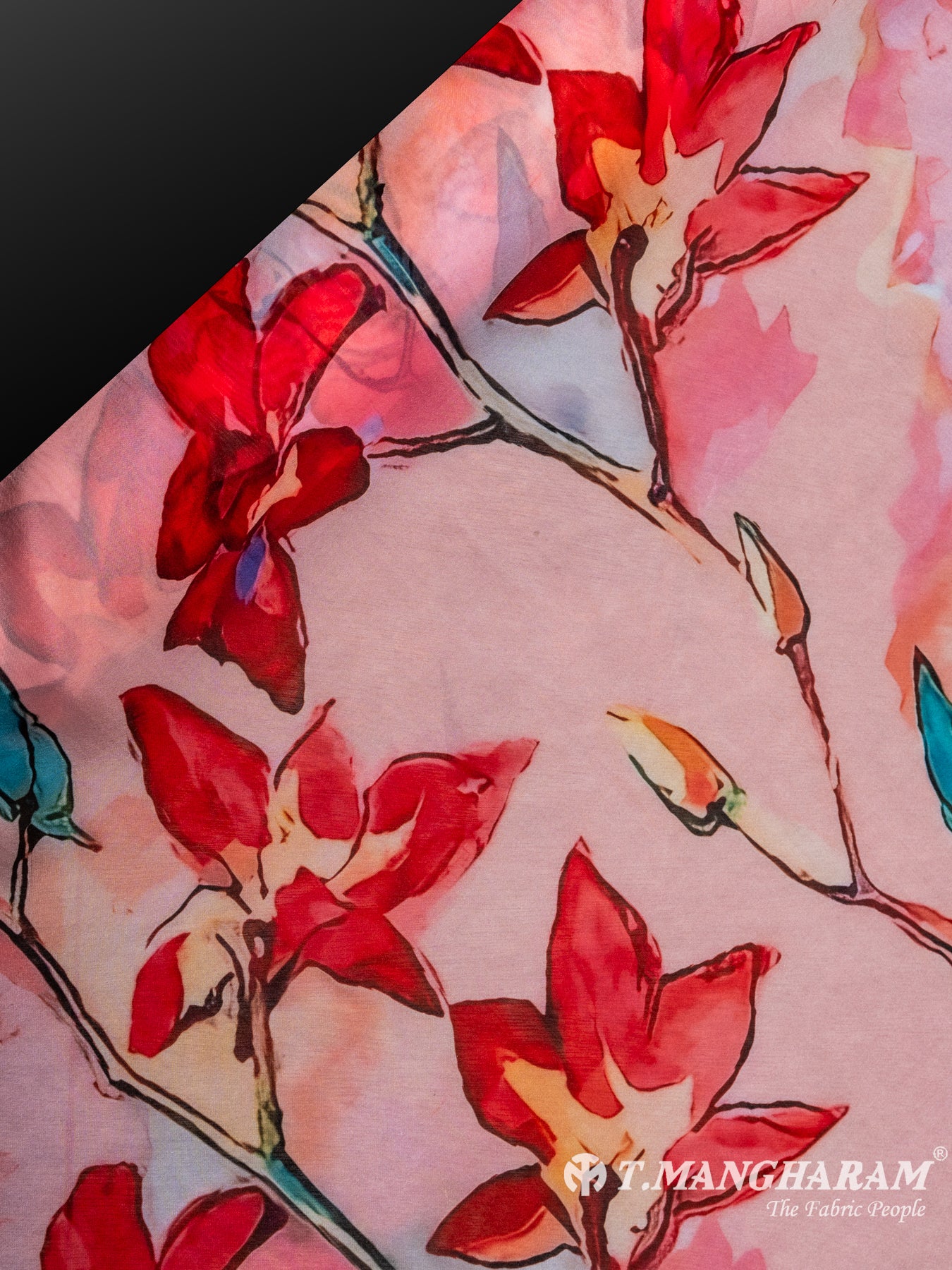 Pink Organza Tissue Fabric - EC7043 view-2