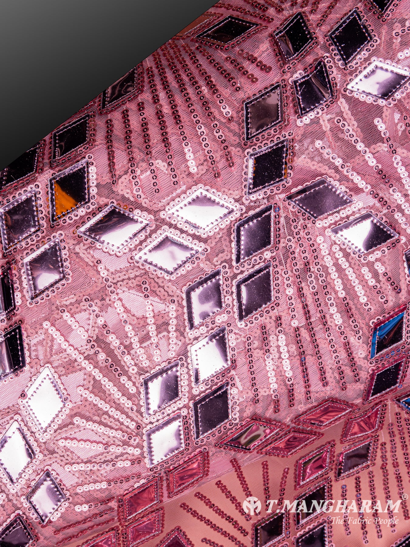 Pink Fancy Net Fabric - EB4193 view-2