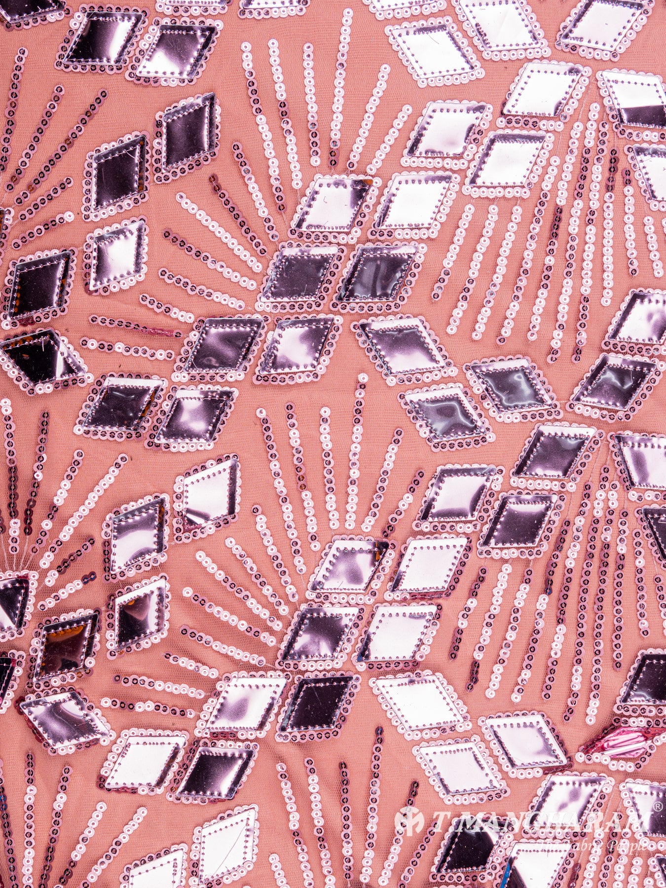 Pink Fancy Net Fabric - EB4193 view-3