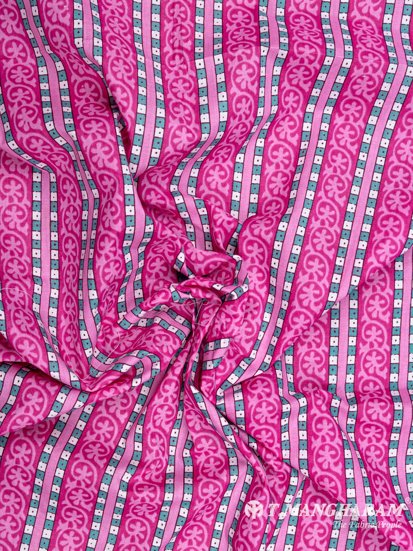 Pink Cotton Fabric - EC5291 view-4