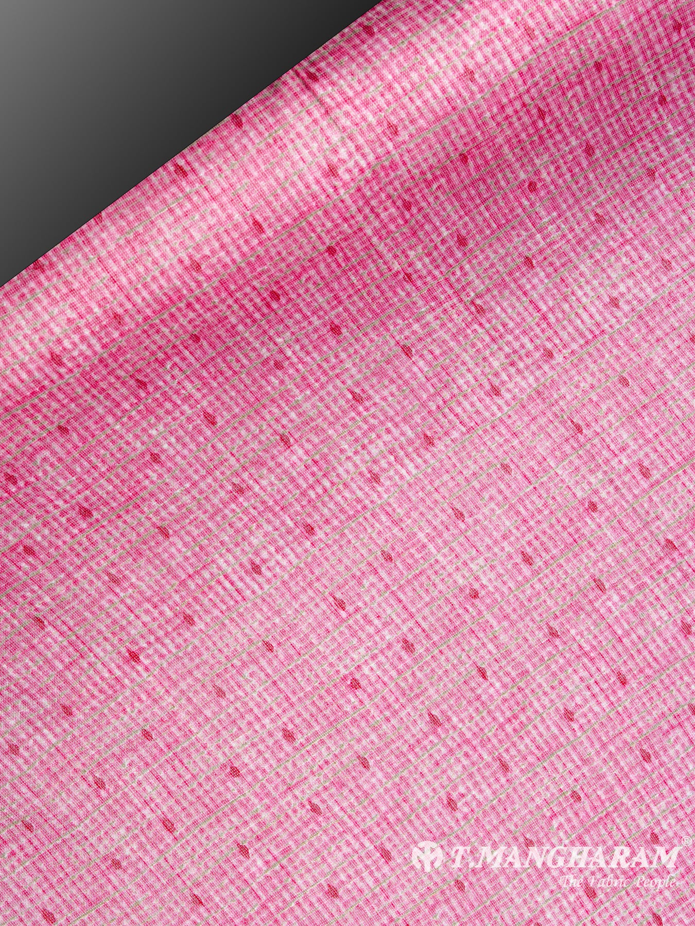 Pink Rayon Cotton Fabric - EC5354 view-2