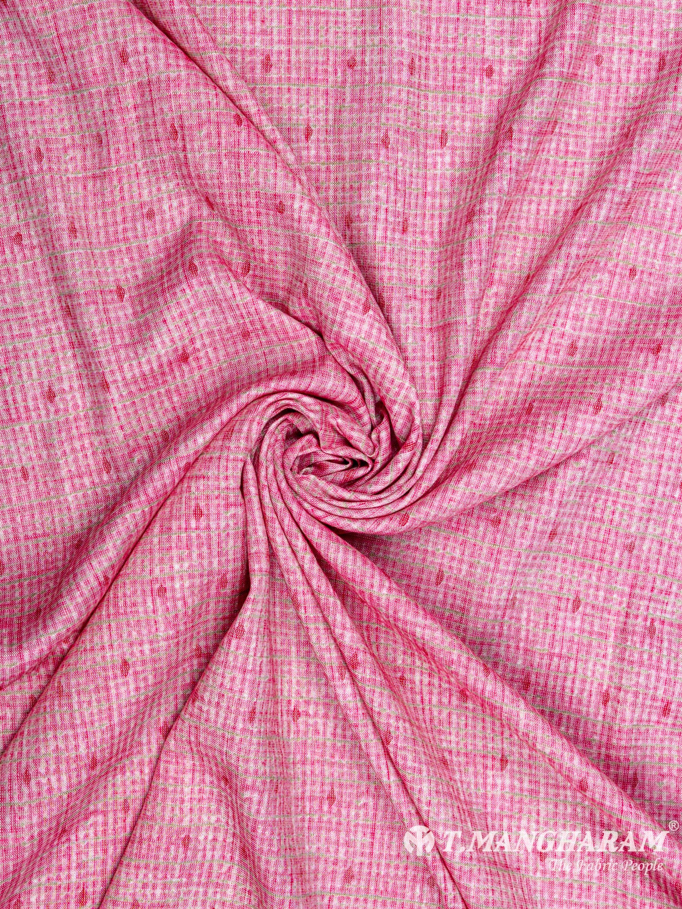 Pink Rayon Cotton Fabric - EC5354 view-1