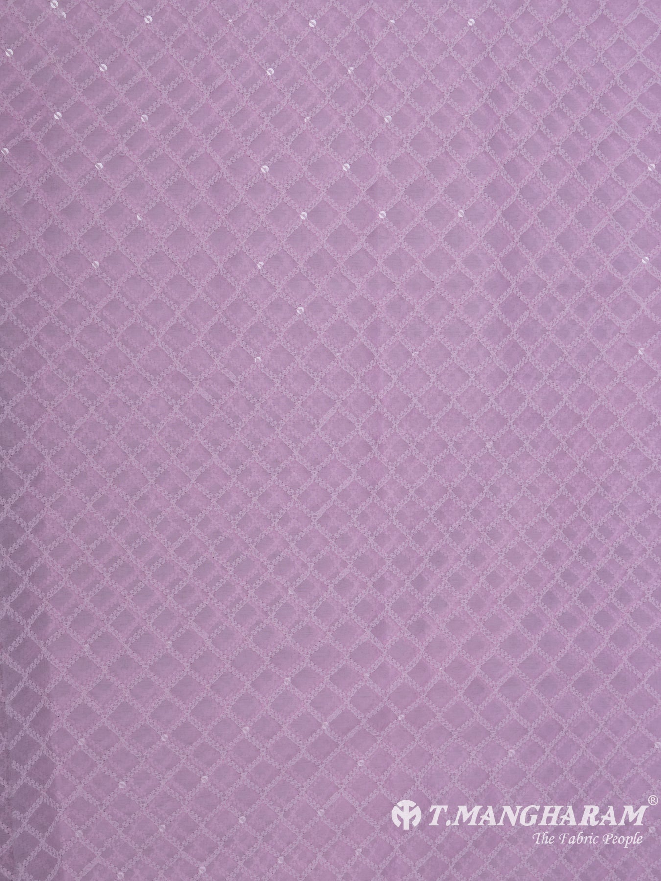 Violet Georgette Chudidhar Fabric Set - EG1586 view-4