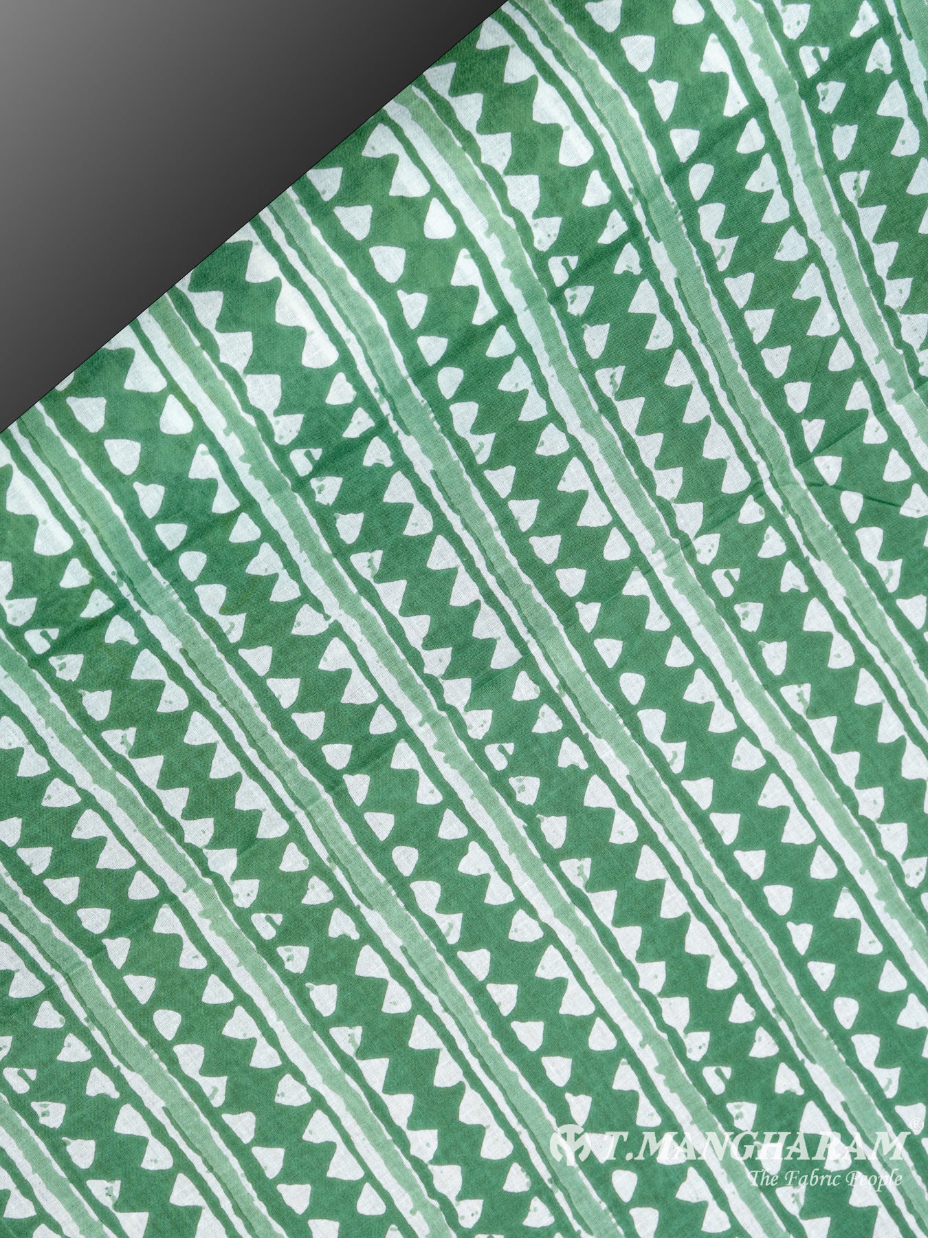 Green Cotton Fabric - EC5305 view-2