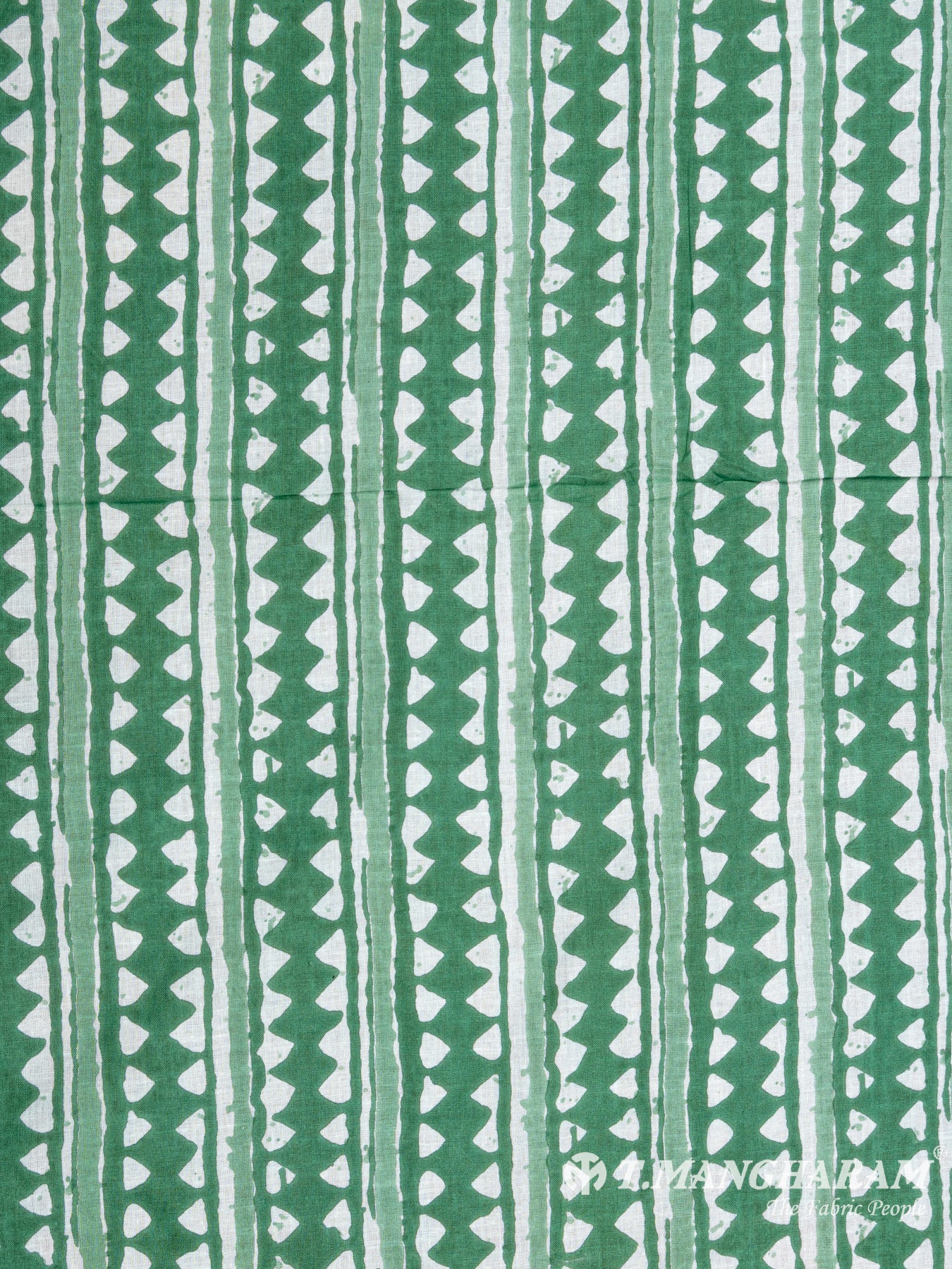 Green Cotton Fabric - EC5305 view-3