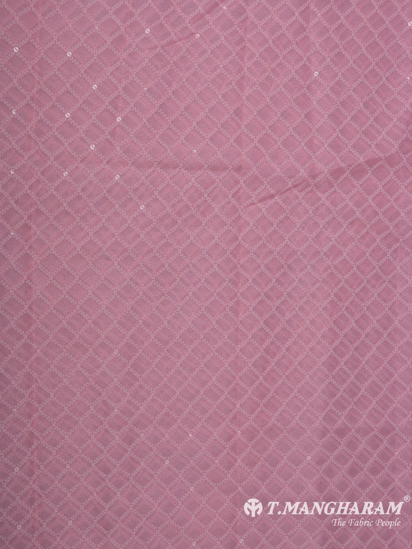 Pink Georgette Chudidhar Fabric Set - EG1585 view-4
