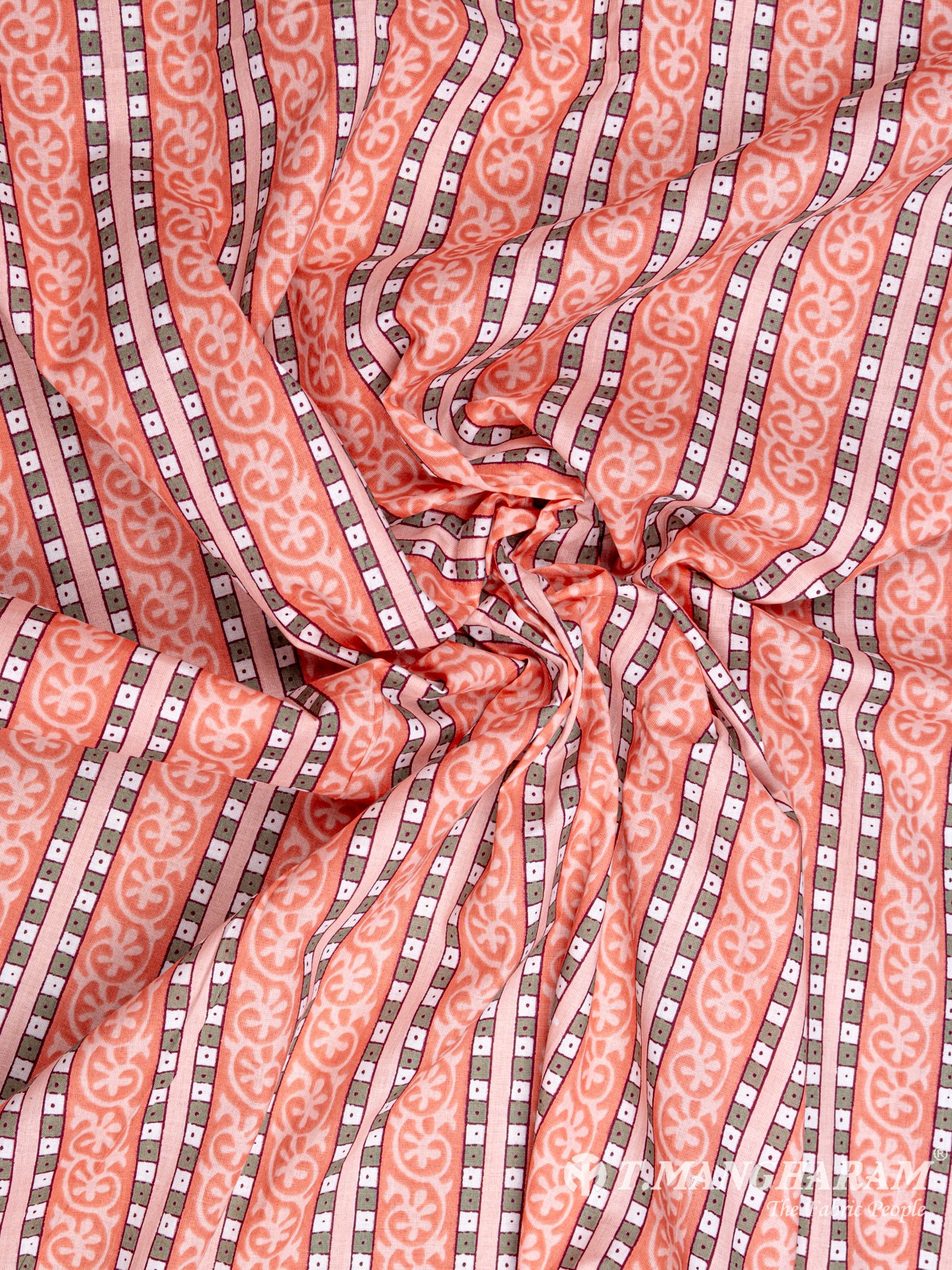 Peach Cotton Fabric - EC5290 view-4