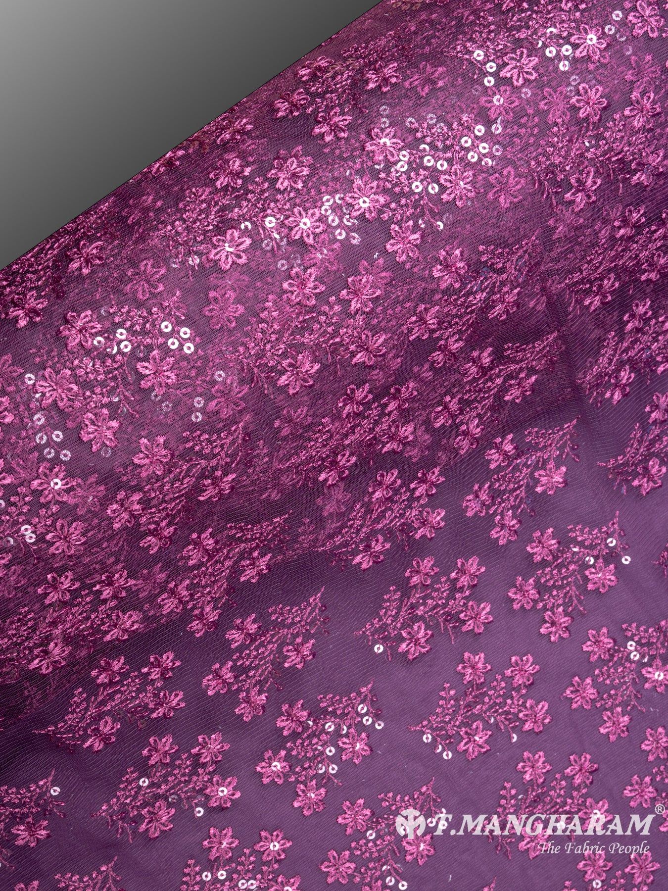 Purple Fancy Net Fabric - EA2246 view-2