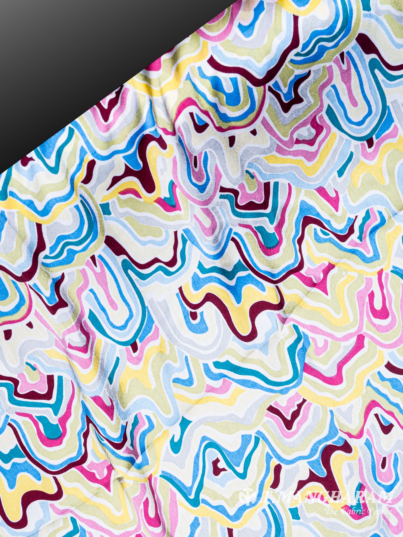 Multicolor Silk Fabric - EC5578 view-2