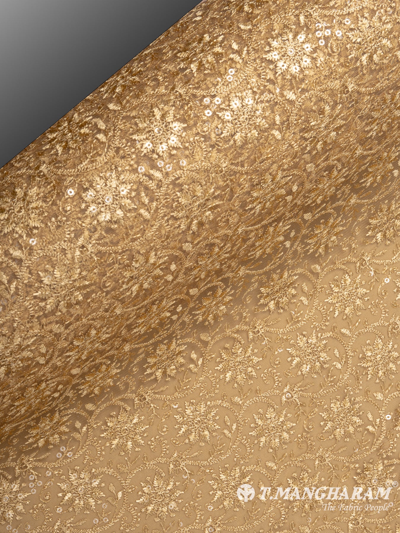 Gold Fancy Net Fabric - EB5085 view-2