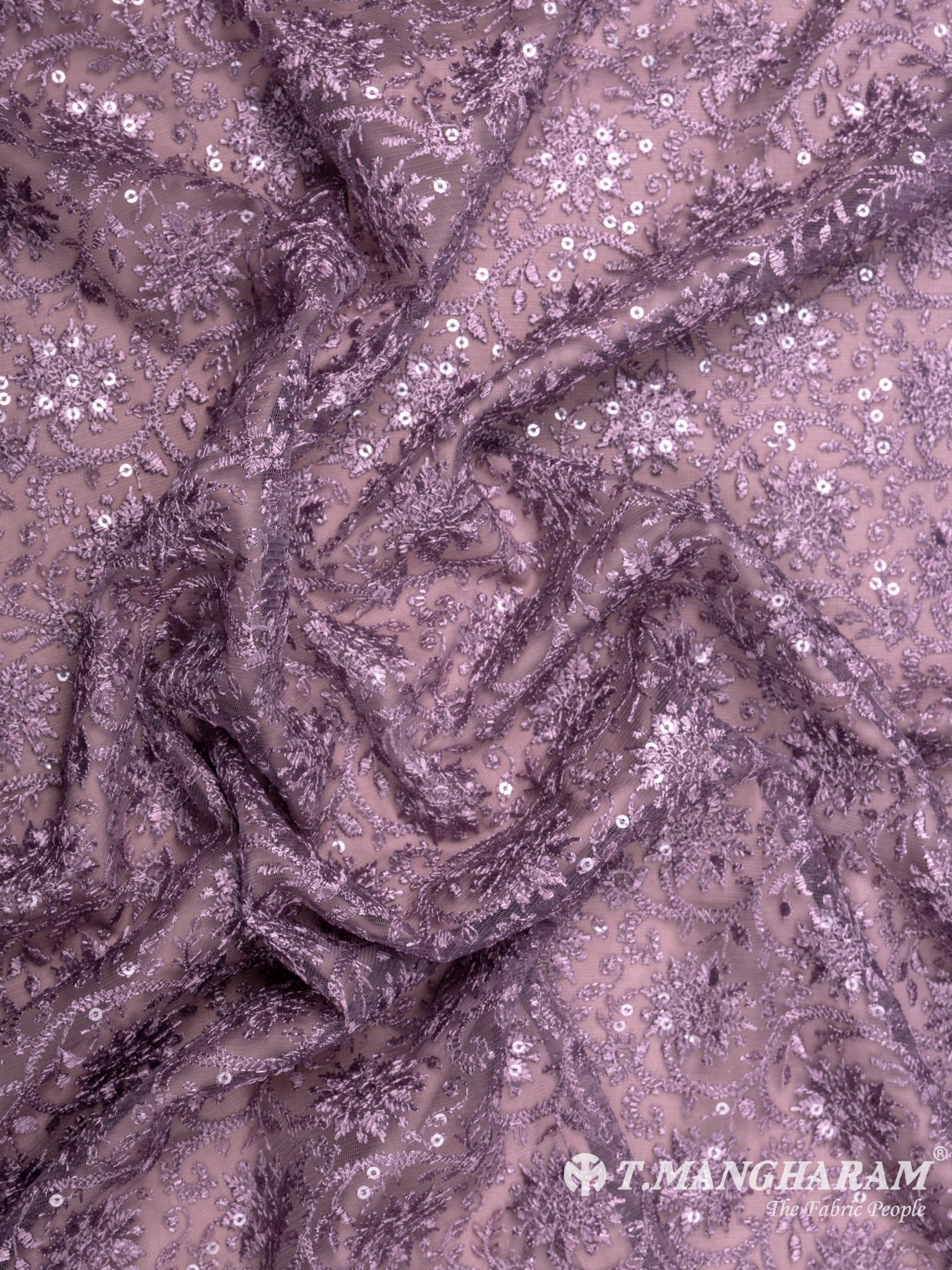 Violet Fancy Net Fabric - EB5081 view-4
