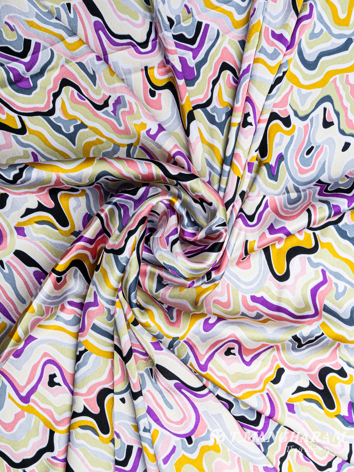 Multicolor Silk Fabric - EC5576 view-1