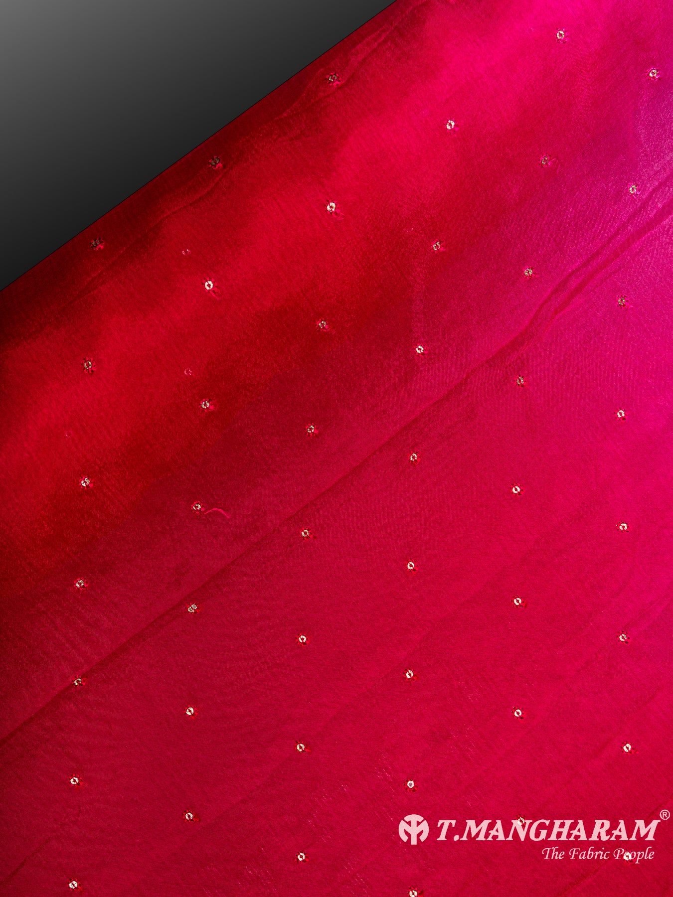 Multicolor Chinon Silk Fabric- EC5441 view-2