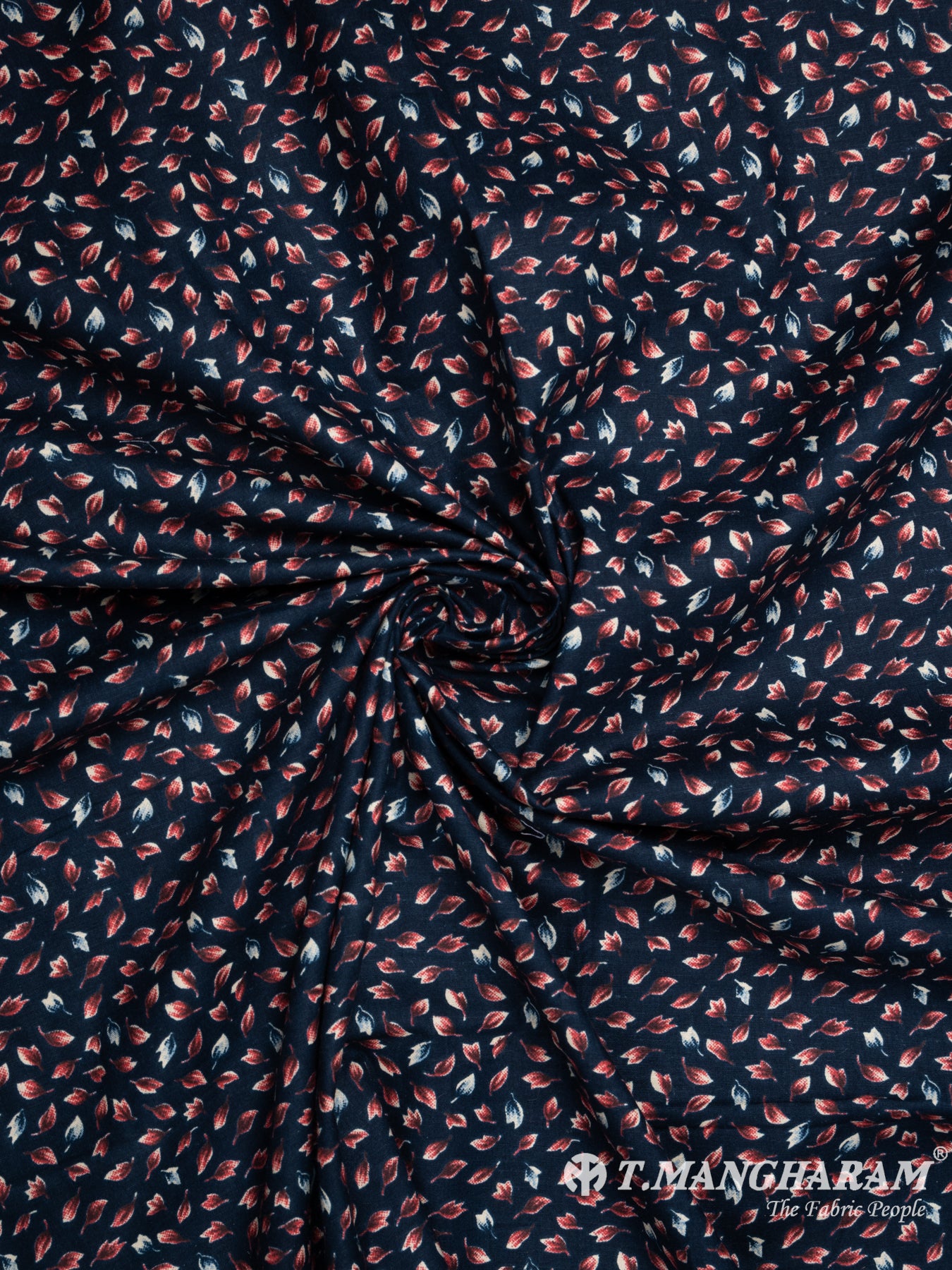 Navy Blue Cotton Fabric - EB5009 view-1