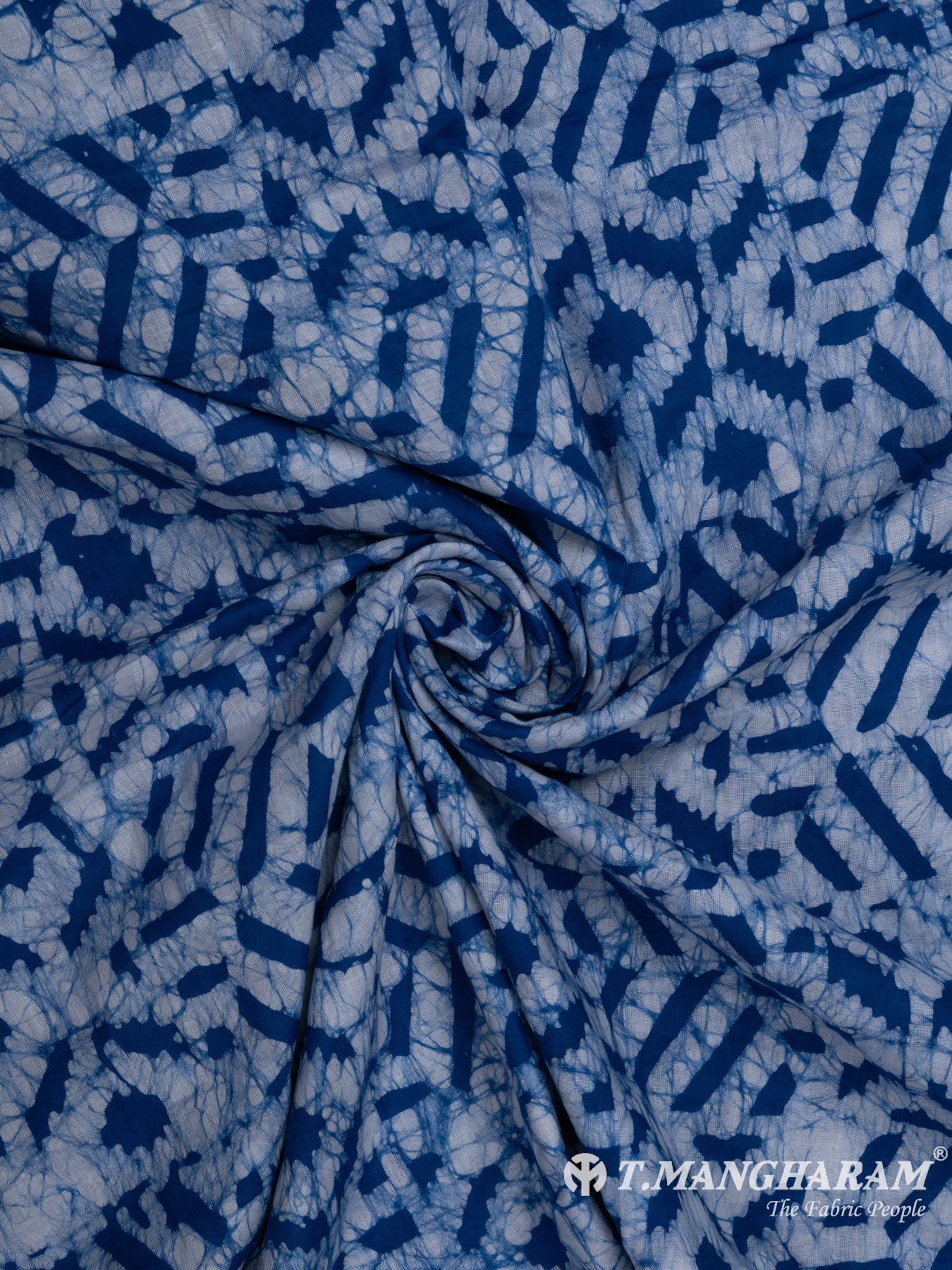 Blue Cotton Fabric - EB5149 view-1