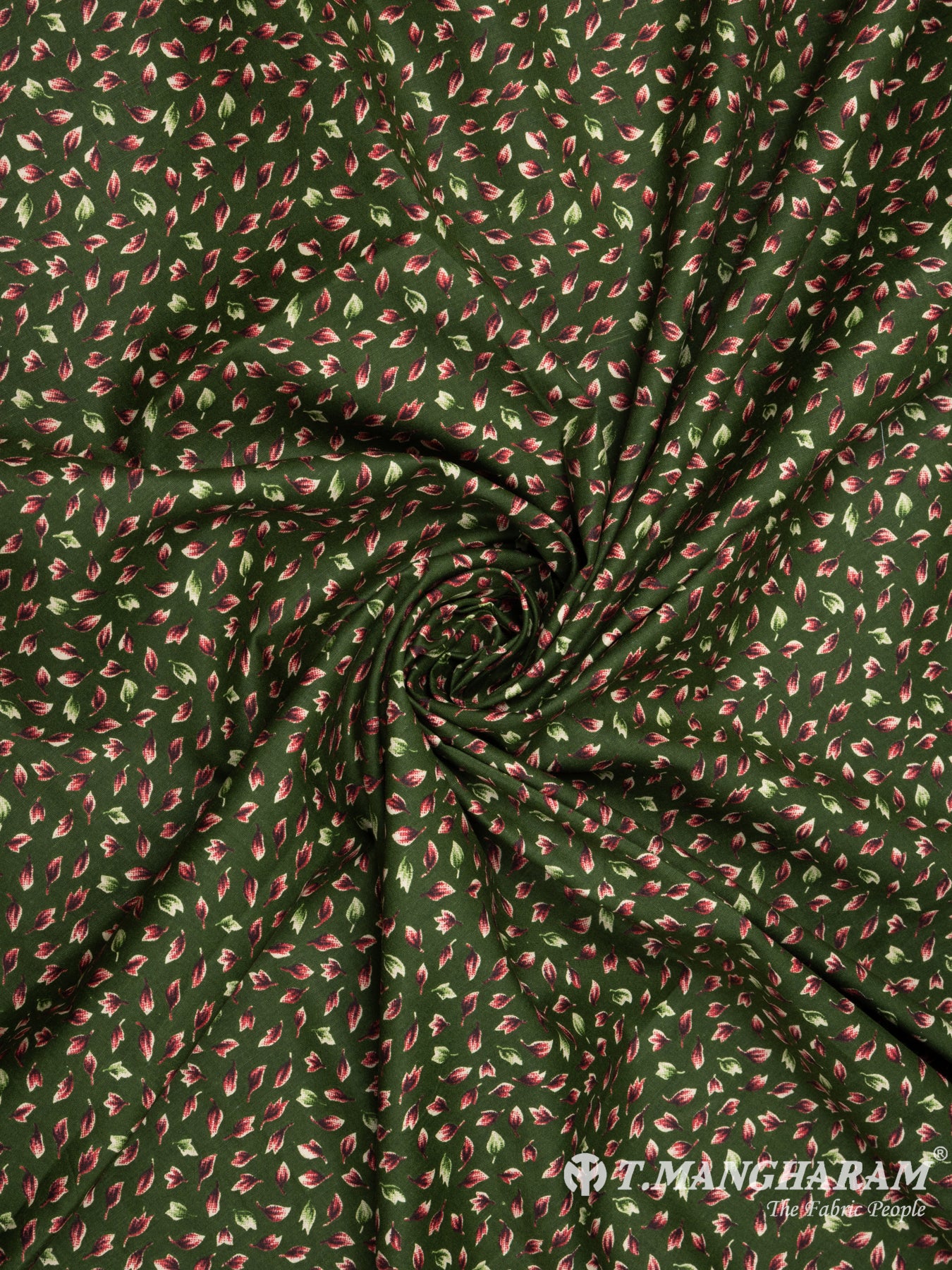 Green Cotton Fabric - EB5010 view-1