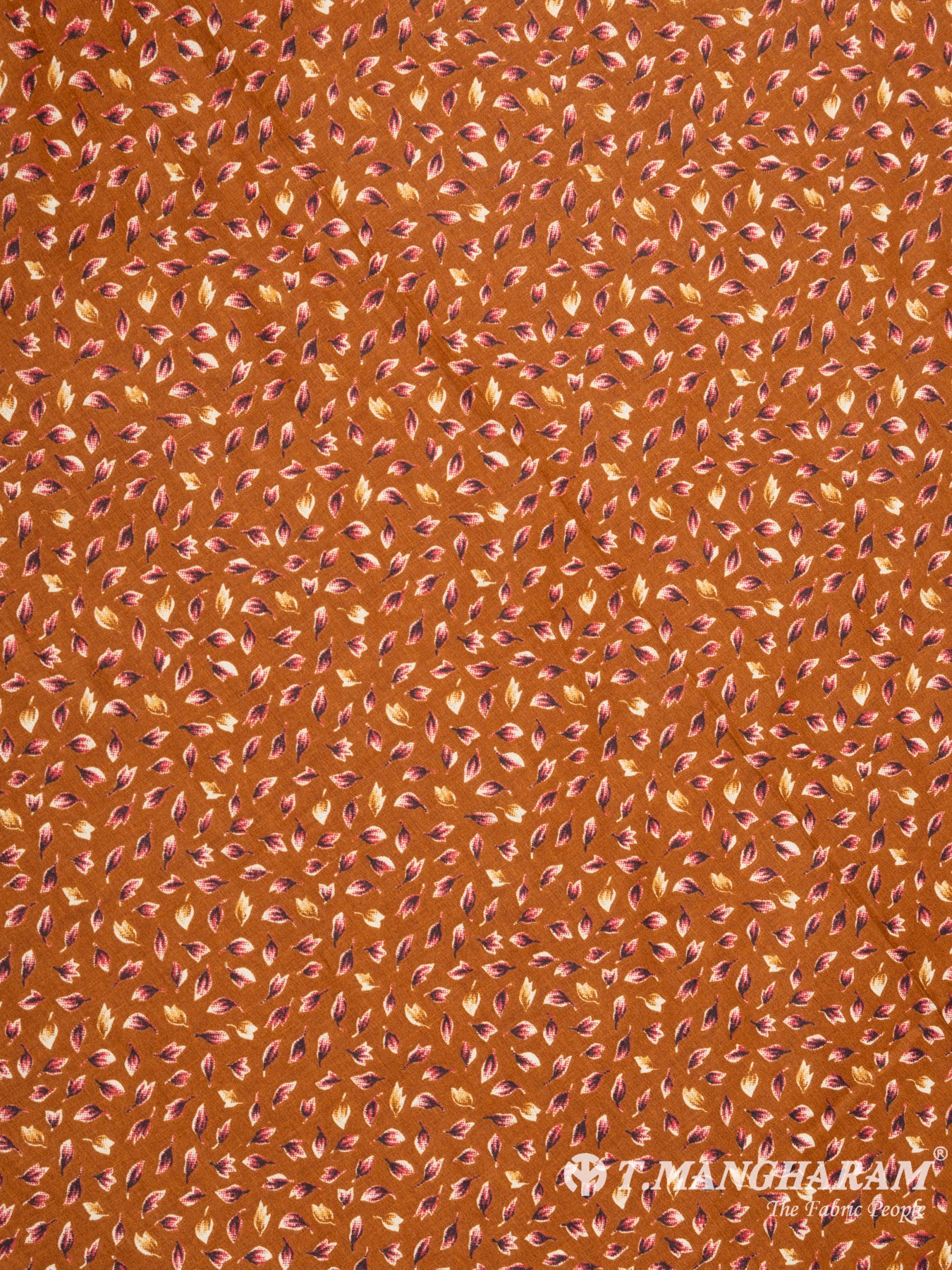 Brown Cotton Fabric - EB5014 view-3