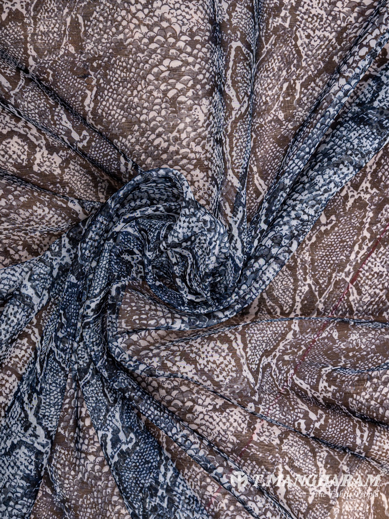 Multicolor Organza Tissue Fabric - EC5406 view-1