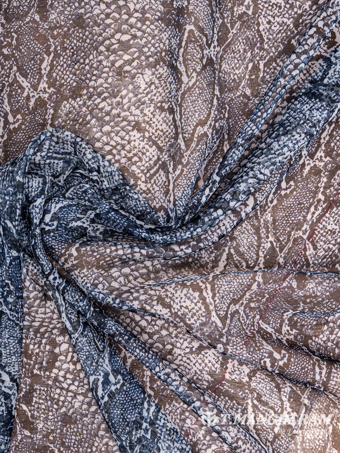Multicolor Organza Tissue Fabric - EC5406 view-4