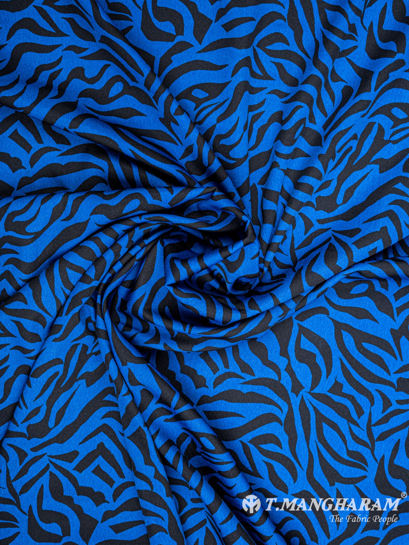 Blue Crepe Fabric - EC5470 view-1