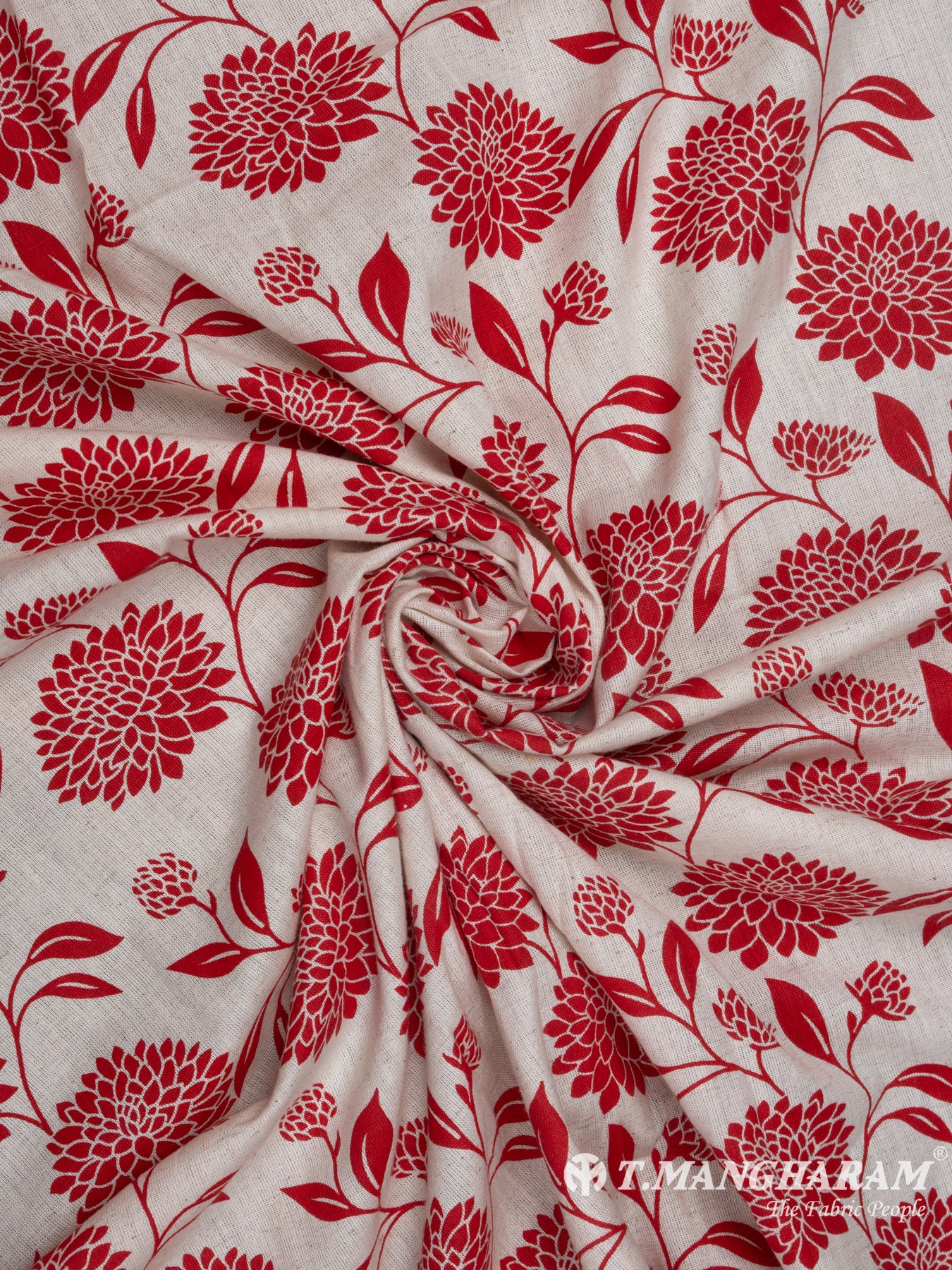 Cream Cotton Fabric - EB5143 view-1