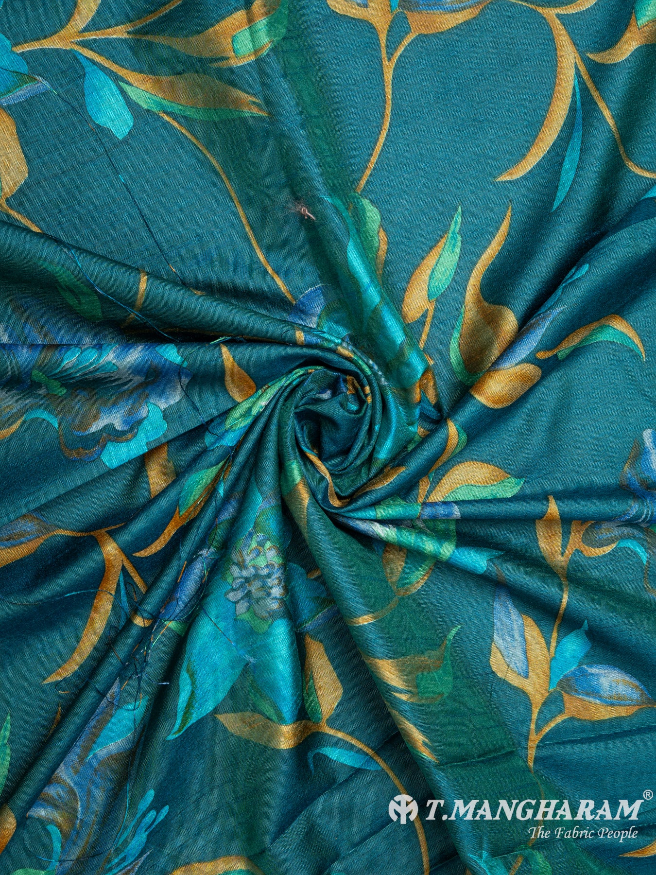 Green Cotton Fabric - EB5154 view-1