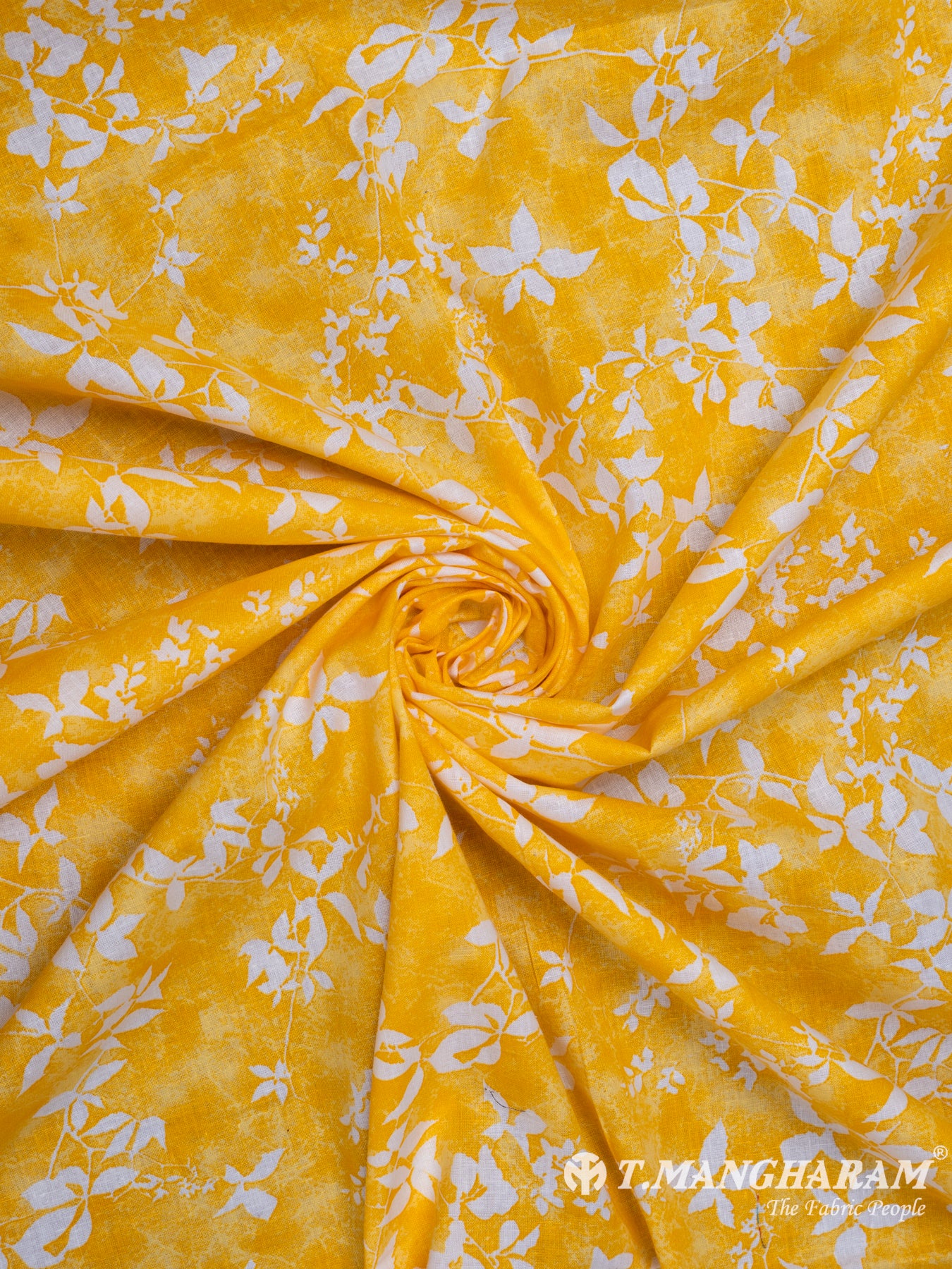 Yellow Cotton Fabric - EC6753 view-1