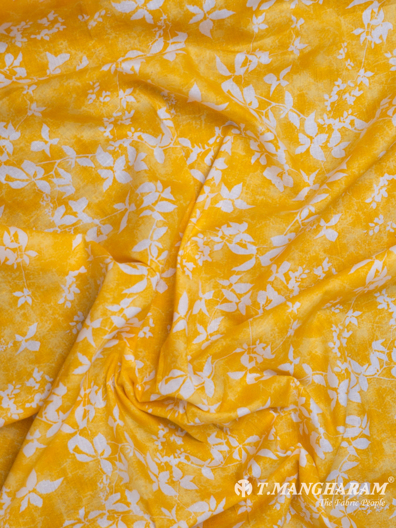 Yellow Cotton Fabric - EC6753 view-4
